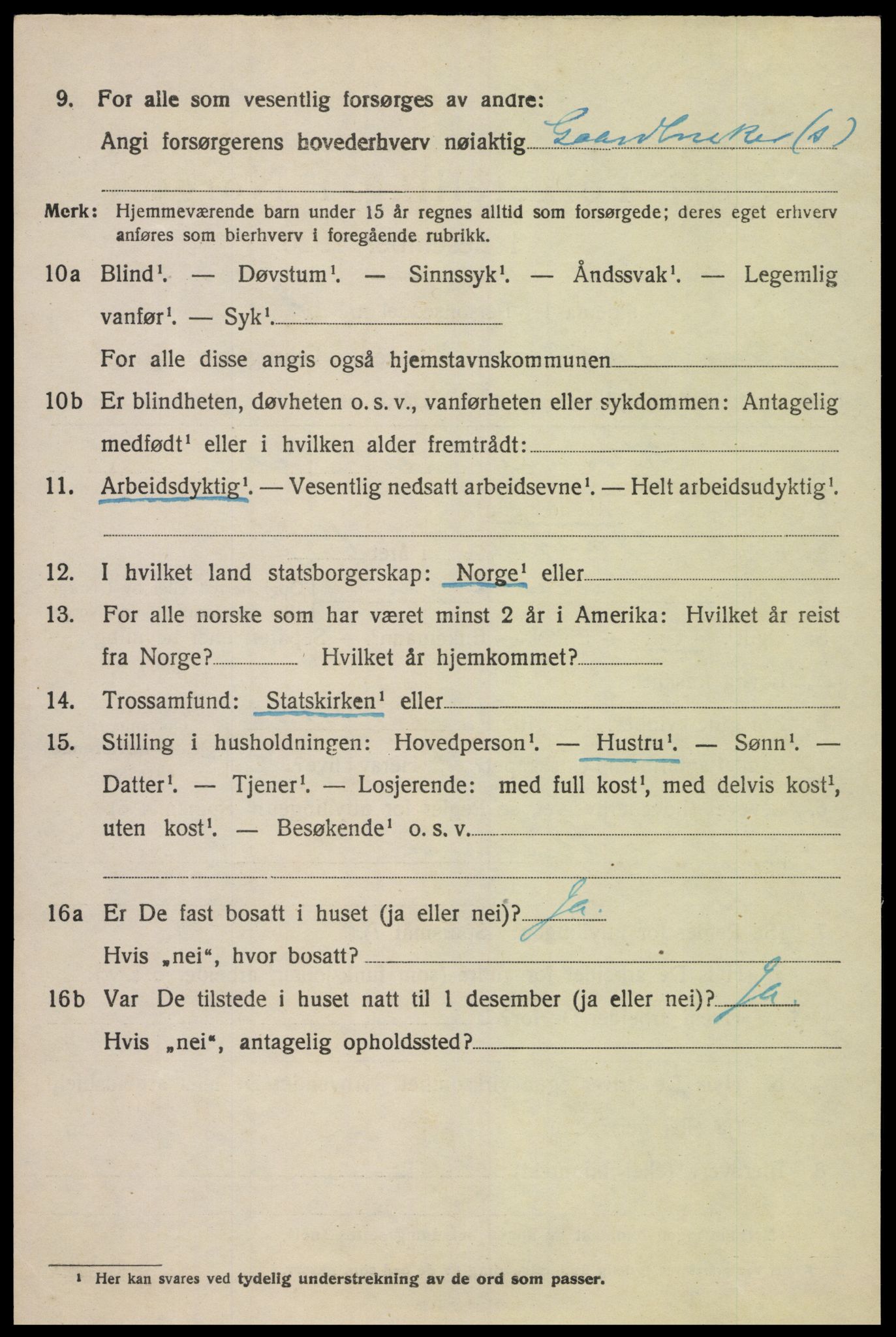 SAK, 1920 census for Halse og Harkmark, 1920, p. 2428