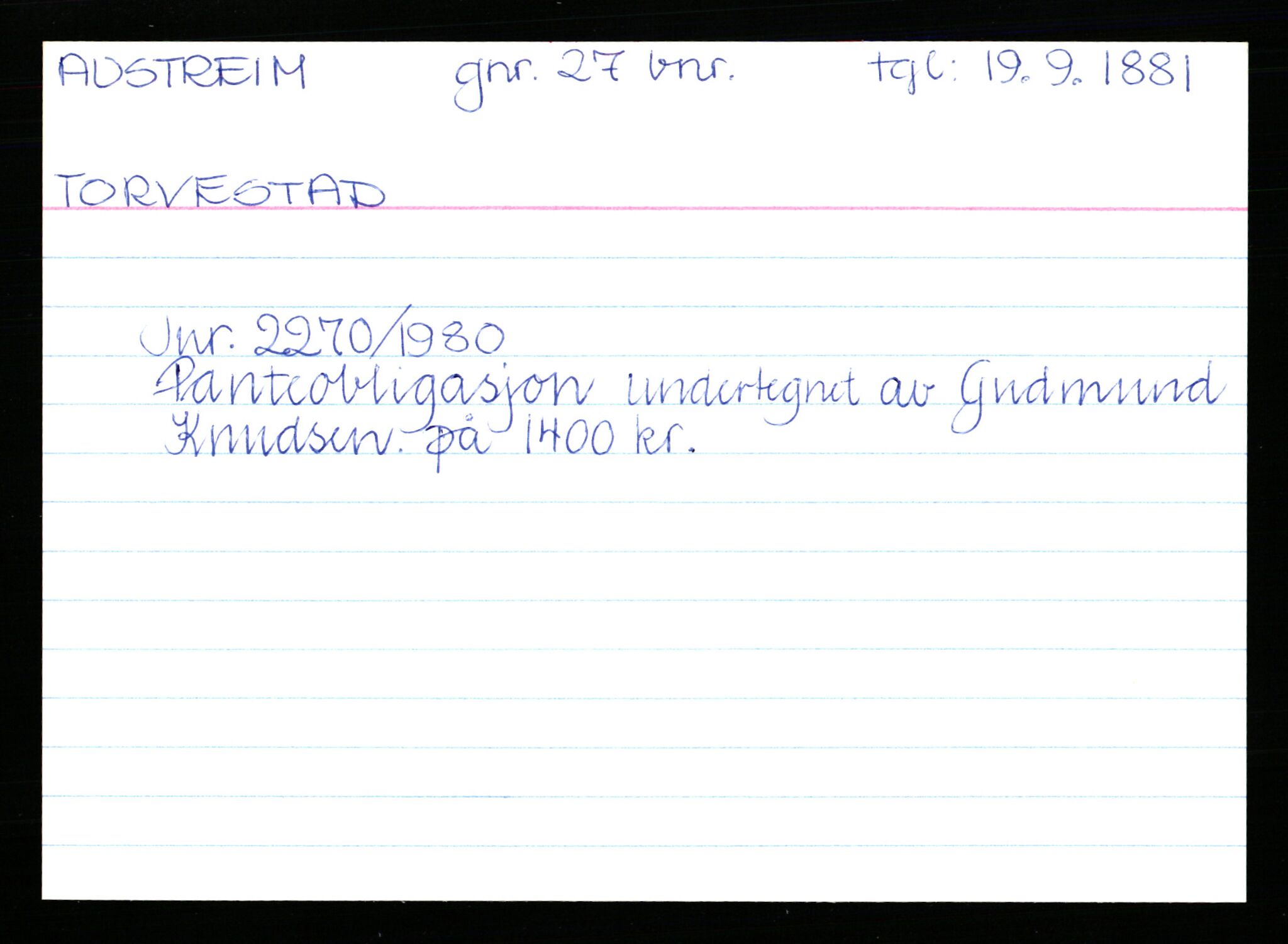 Statsarkivet i Stavanger, AV/SAST-A-101971/03/Y/Yk/L0002: Registerkort sortert etter gårdsnavn: Auglend - Bakkevik, 1750-1930, p. 405