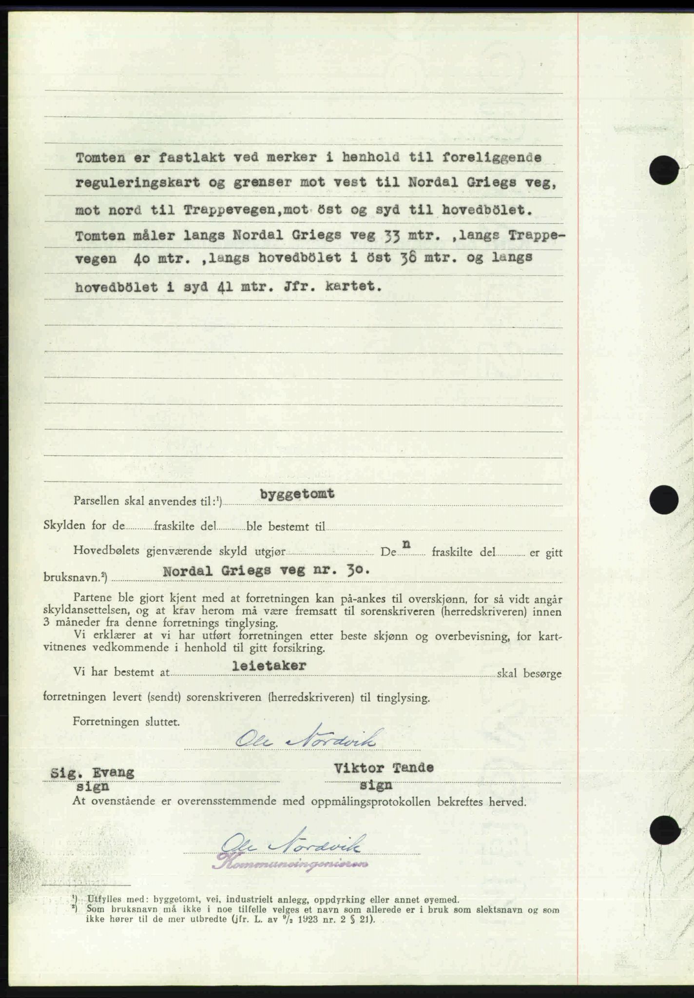 Toten tingrett, SAH/TING-006/H/Hb/Hbc/L0020: Mortgage book no. Hbc-20, 1948-1948, Diary no: : 2561/1948