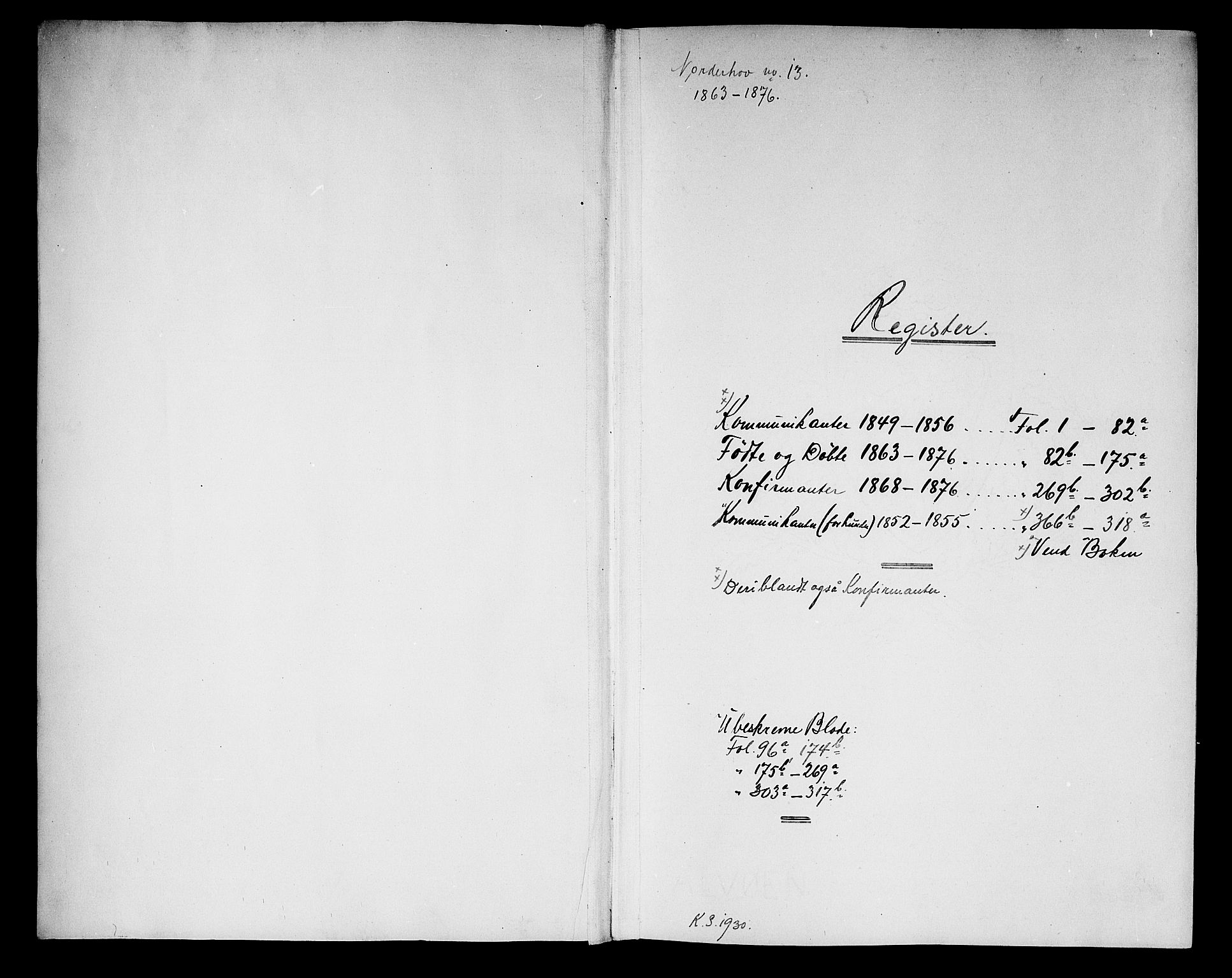 Norderhov kirkebøker, AV/SAKO-A-237/G/Ga/L0006: Parish register (copy) no. I 6, 1849-1876