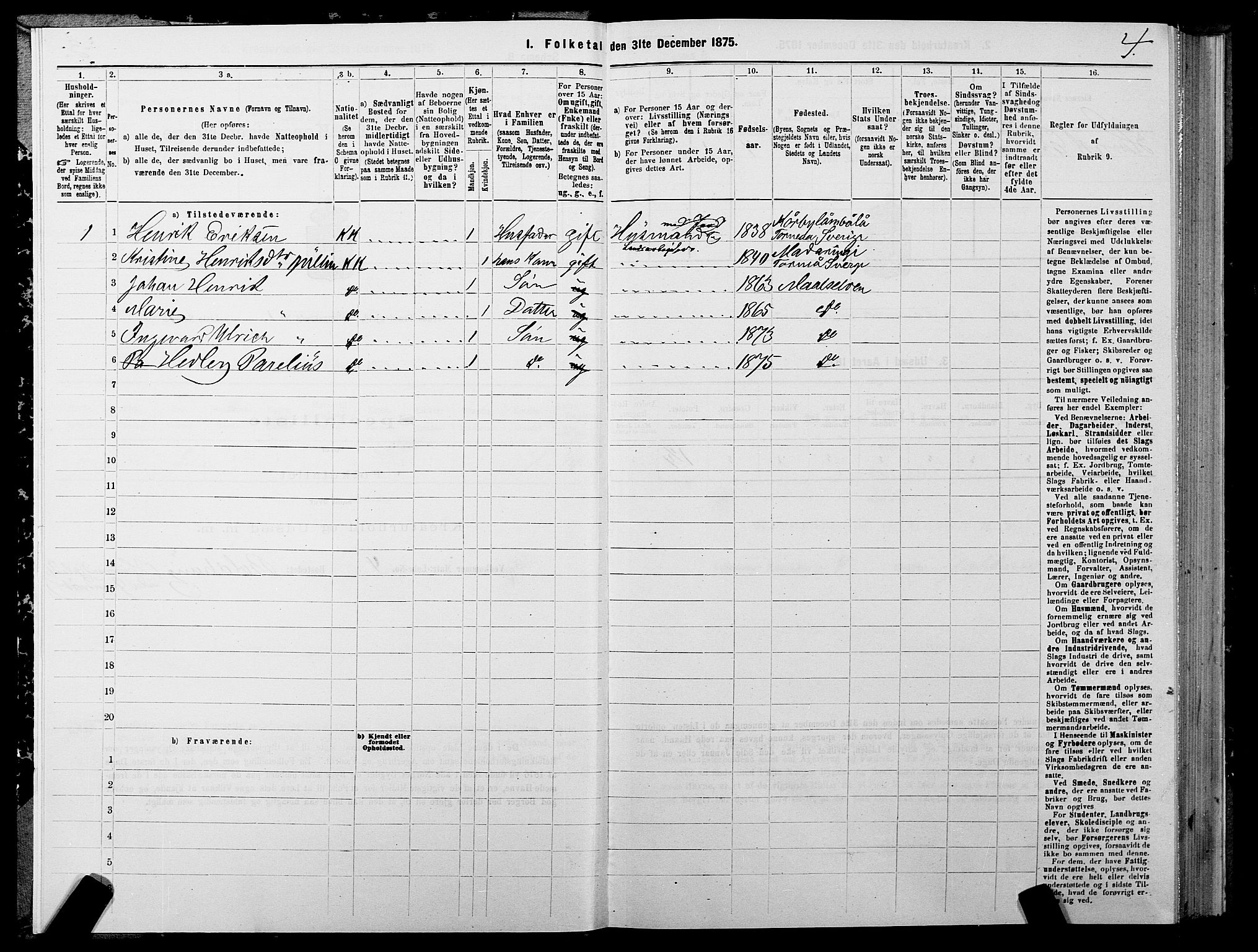 SATØ, 1875 census for 1927P Tranøy, 1875, p. 1004