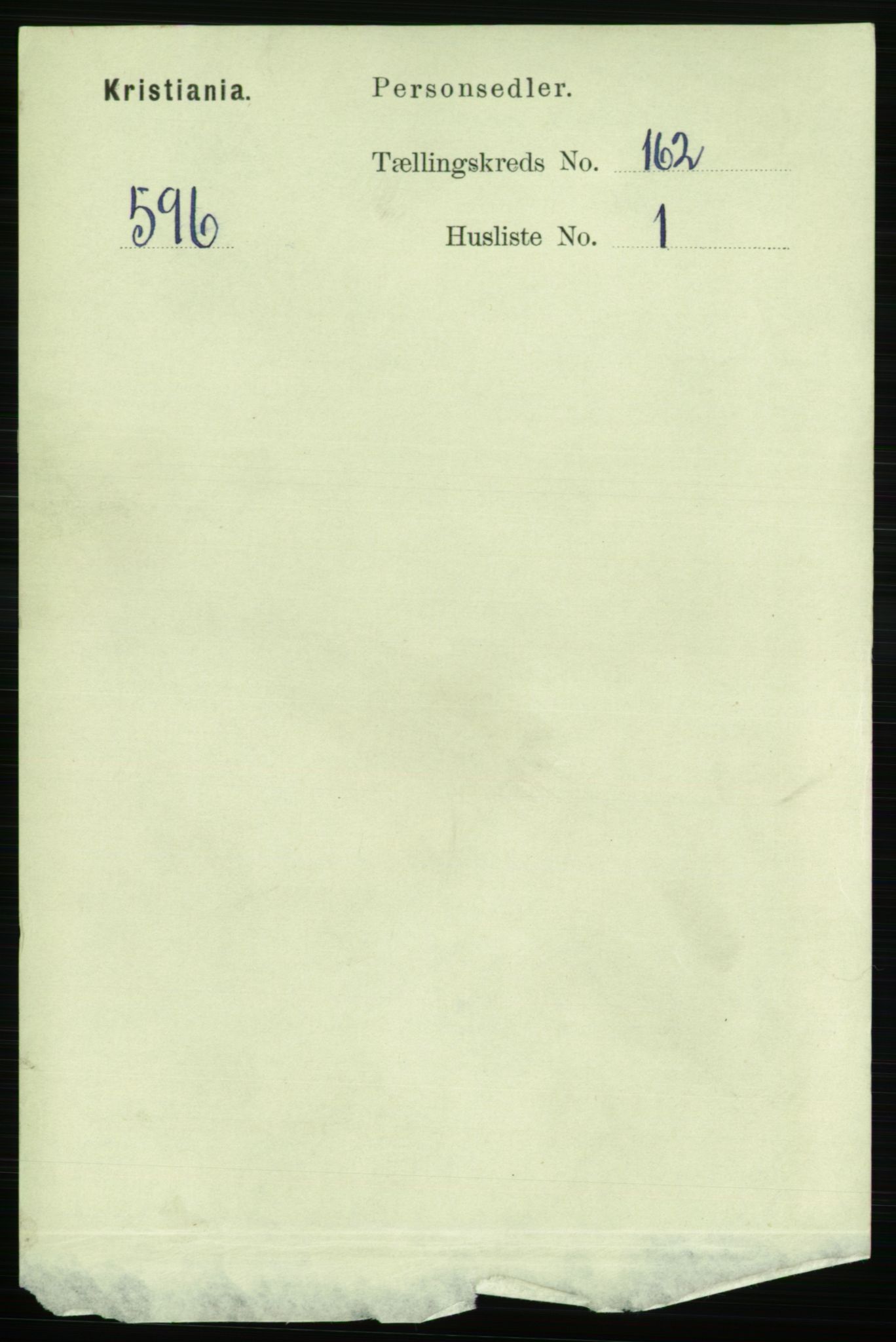 RA, 1891 census for 0301 Kristiania, 1891, p. 92579