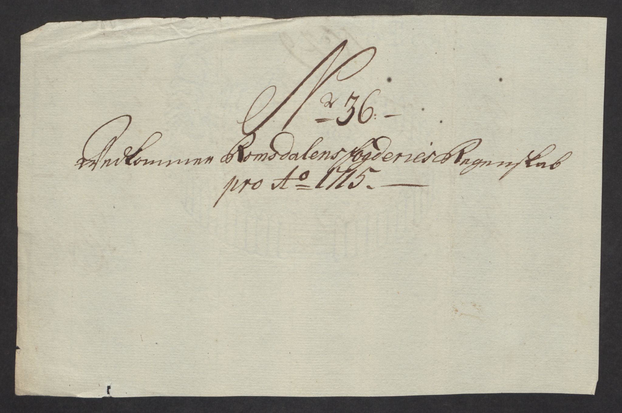 Rentekammeret inntil 1814, Reviderte regnskaper, Fogderegnskap, RA/EA-4092/R55/L3663: Fogderegnskap Romsdal, 1715-1716, p. 225