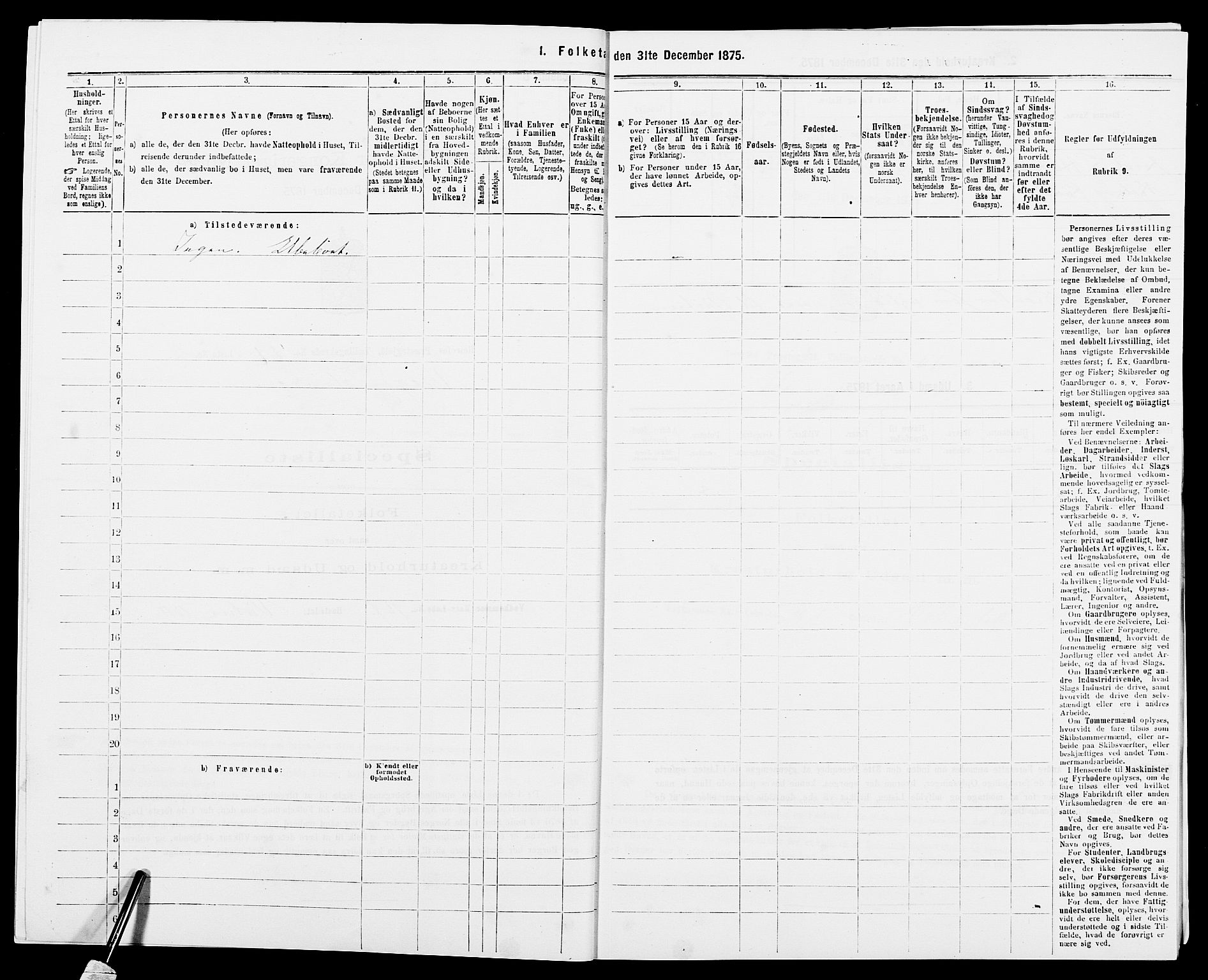 SAK, 1875 census for 0933P Herefoss, 1875, p. 474