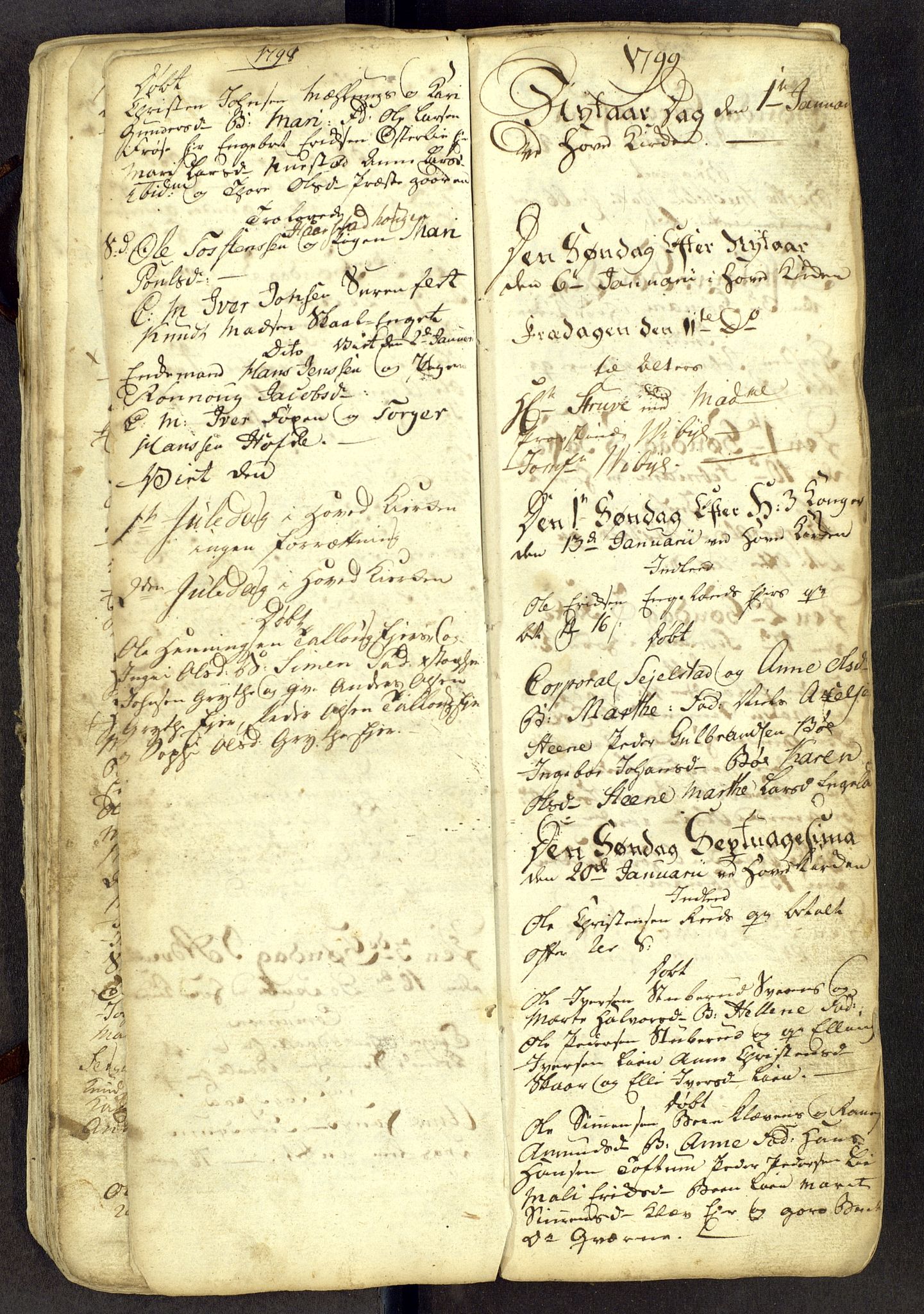 Gausdal prestekontor, AV/SAH-PREST-090/H/Ha: Parish register draft no. -, 1794-1811