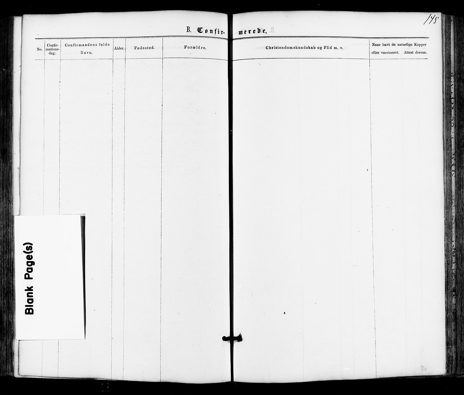 Varteig prestekontor Kirkebøker, AV/SAO-A-10447a/F/Fa/L0001: Parish register (official) no. 1, 1861-1877, p. 145