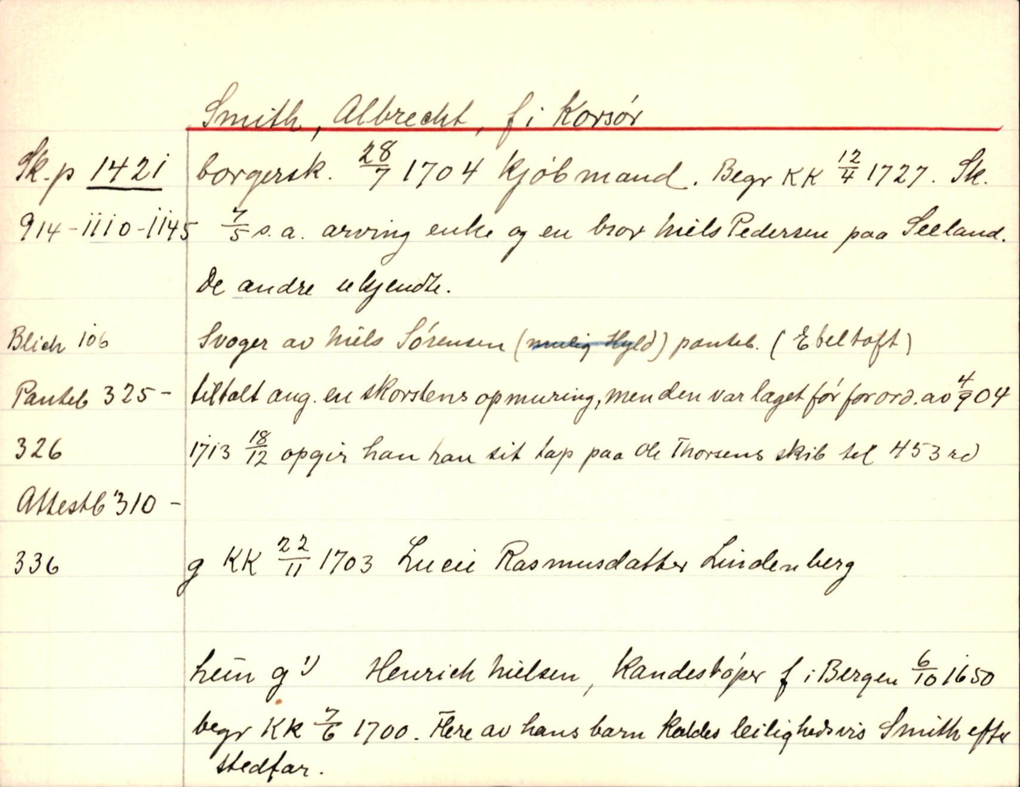 Sollied, Olaf og Thora - samlinger, AV/SAB-SAB/DA-0401/01/L0049: Registerkort skuff 10, Taare - Øxen, p. 4