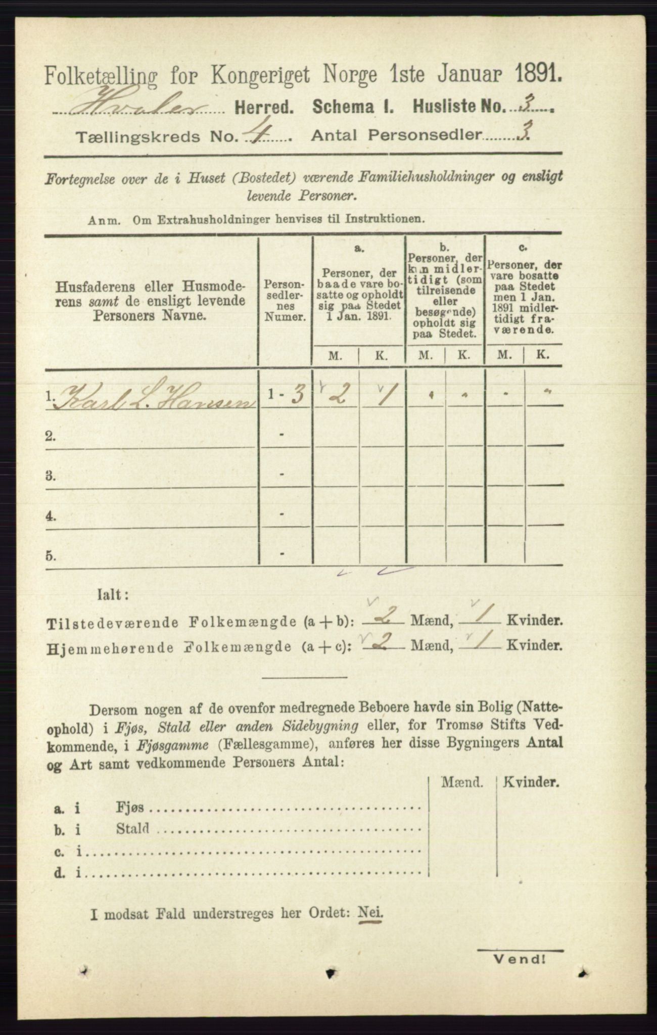 RA, 1891 census for 0111 Hvaler, 1891, p. 2562