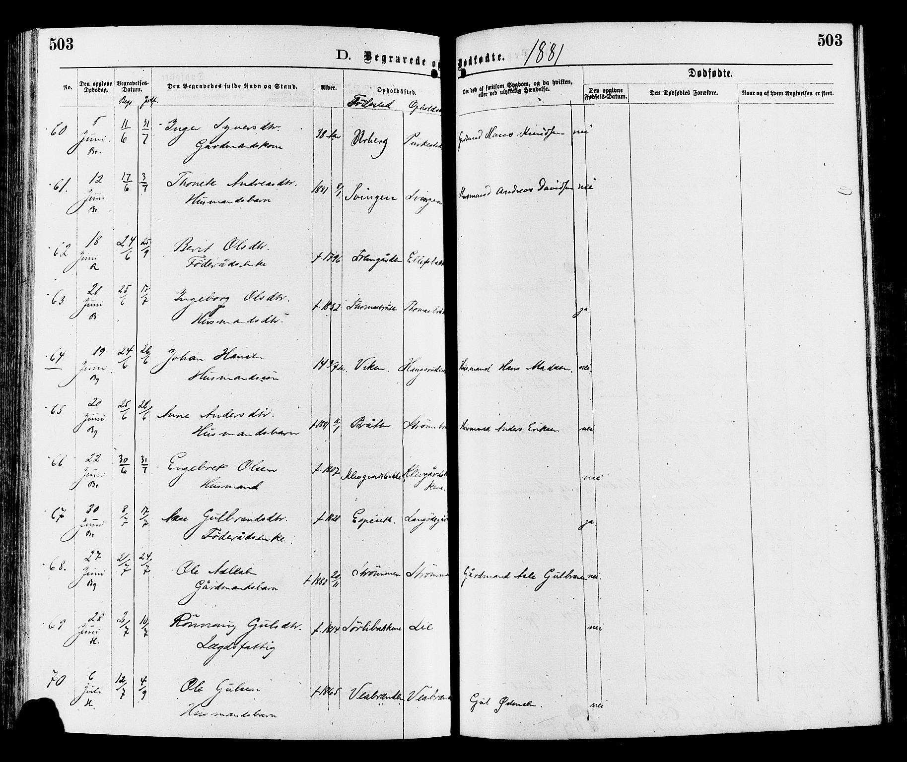 Sør-Aurdal prestekontor, AV/SAH-PREST-128/H/Ha/Haa/L0008: Parish register (official) no. 8, 1877-1885, p. 503