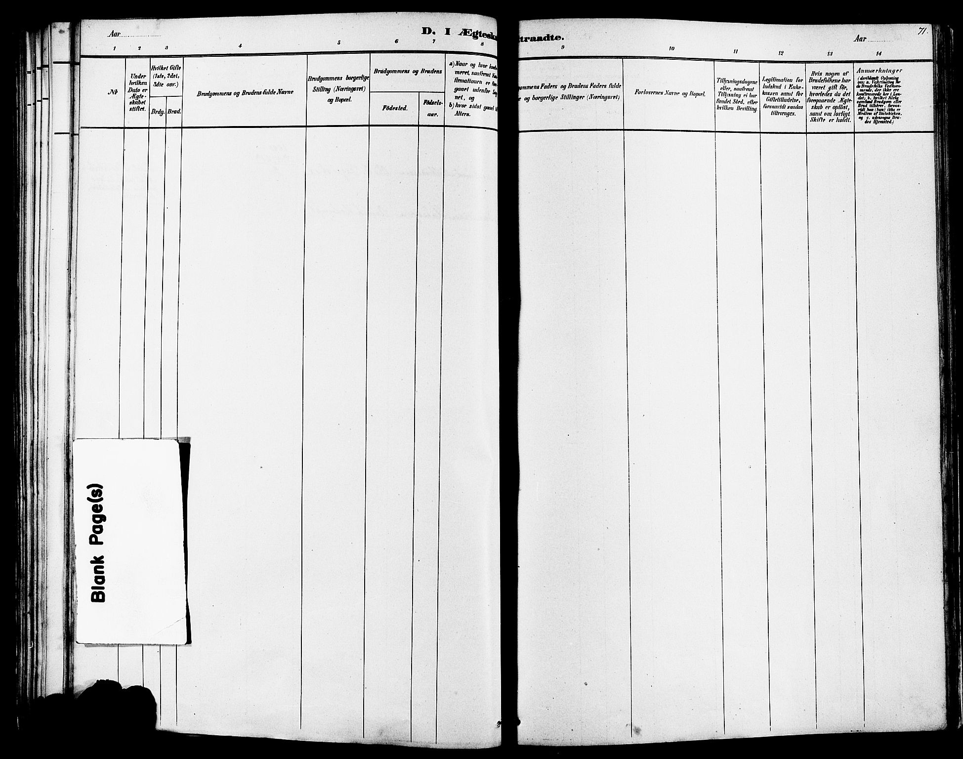 Finnøy sokneprestkontor, AV/SAST-A-101825/H/Ha/Haa/L0010: Parish register (official) no. A 10, 1879-1890, p. 71