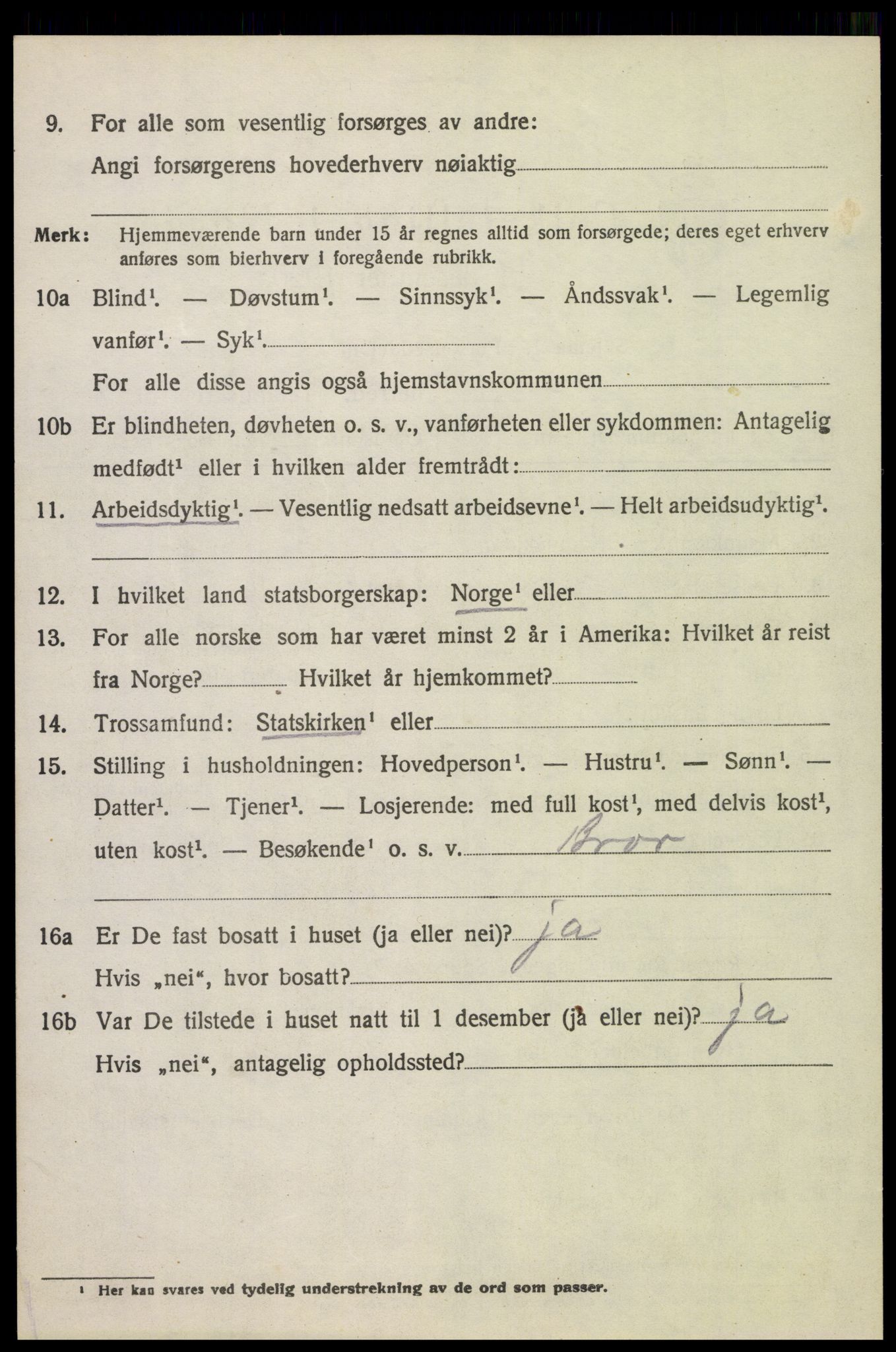 SAH, 1920 census for Nord-Fron, 1920, p. 10303