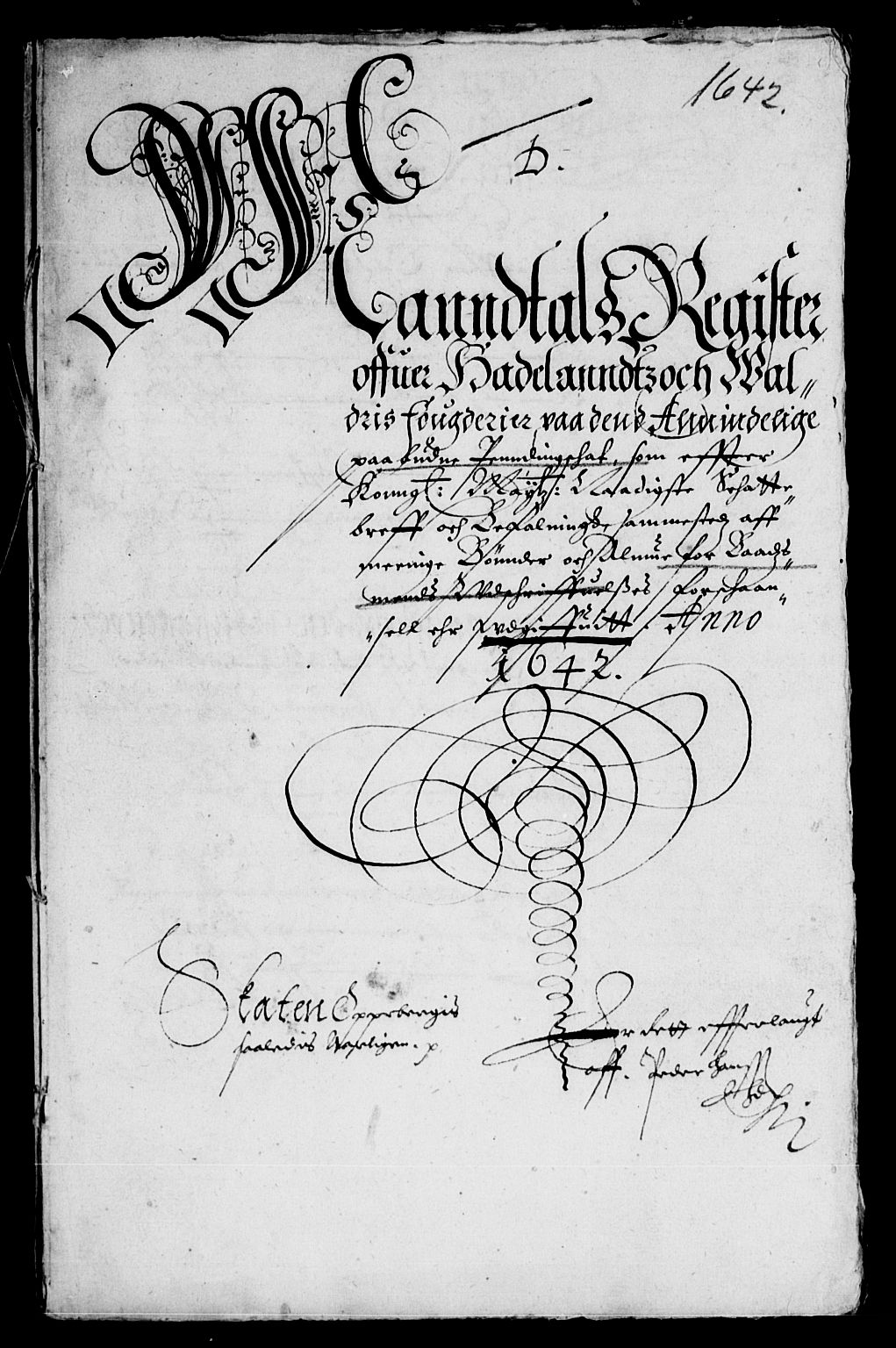 Rentekammeret inntil 1814, Reviderte regnskaper, Lensregnskaper, AV/RA-EA-5023/R/Rb/Rba/L0169: Akershus len, 1642-1643