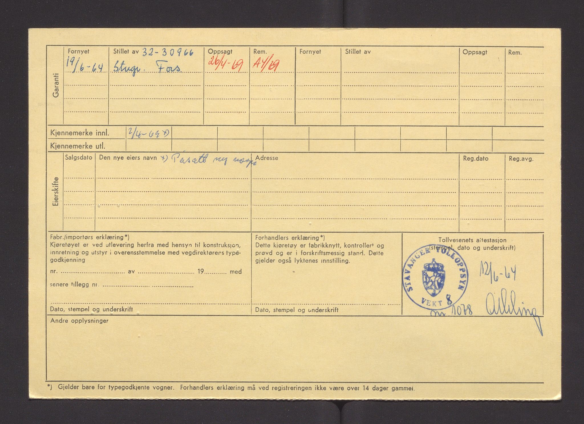 Stavanger trafikkstasjon, AV/SAST-A-101942/0/F/L0003: L-700 - L-999, 1930-1971, p. 54