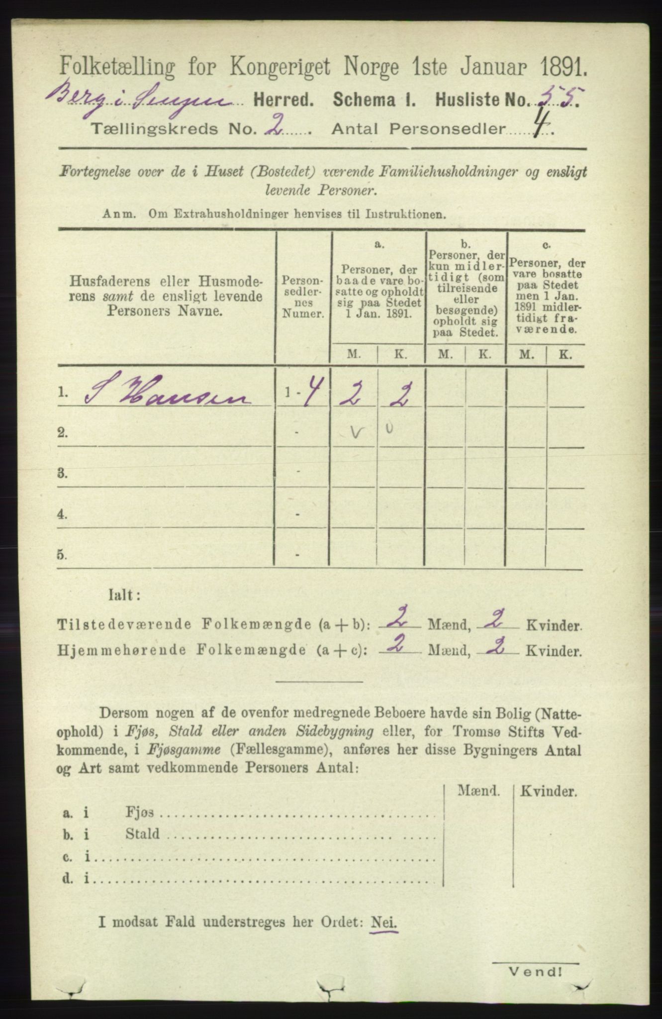 RA, 1891 census for 1929 Berg, 1891, p. 631