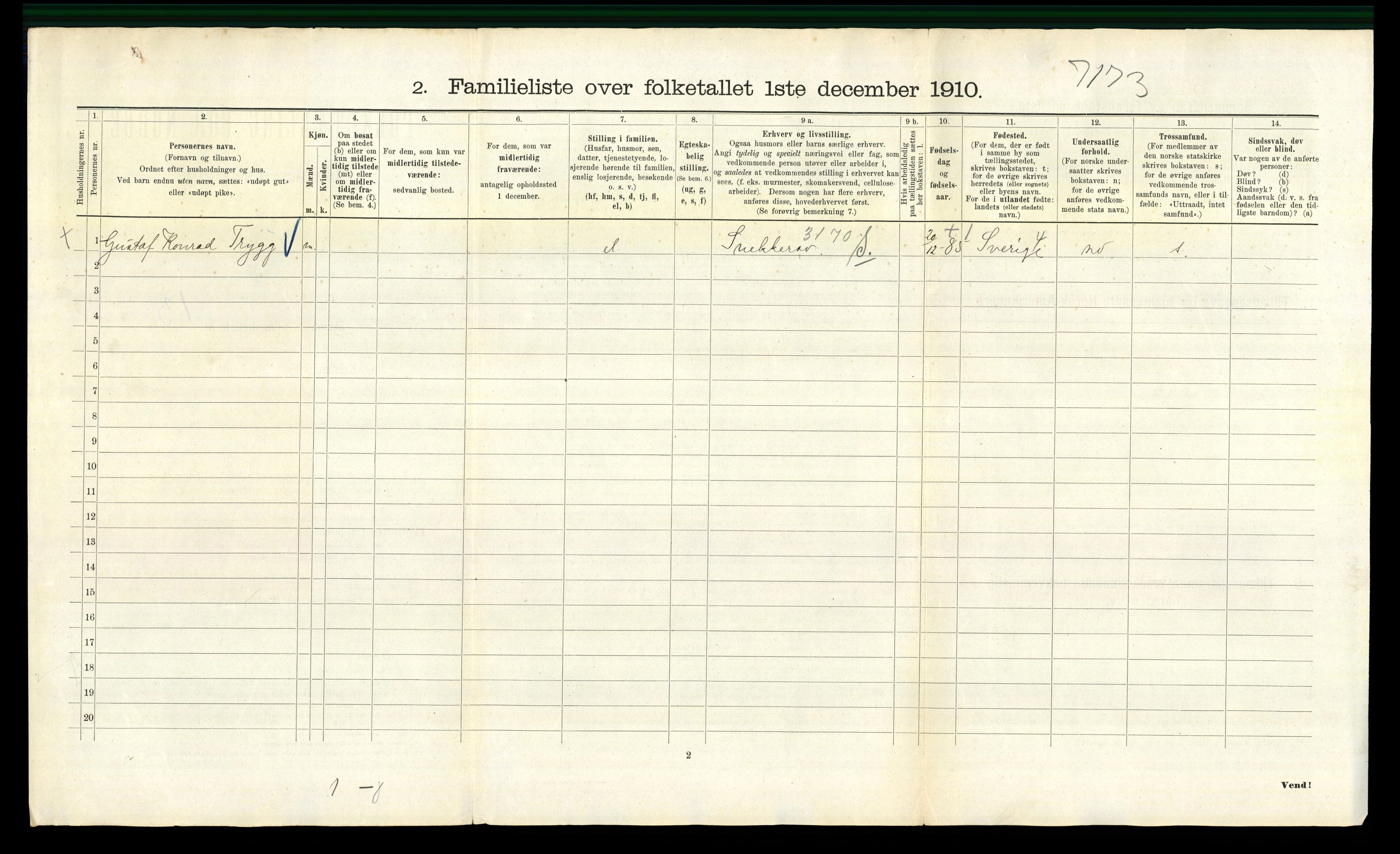 RA, 1910 census for Kristiania, 1910, p. 14236