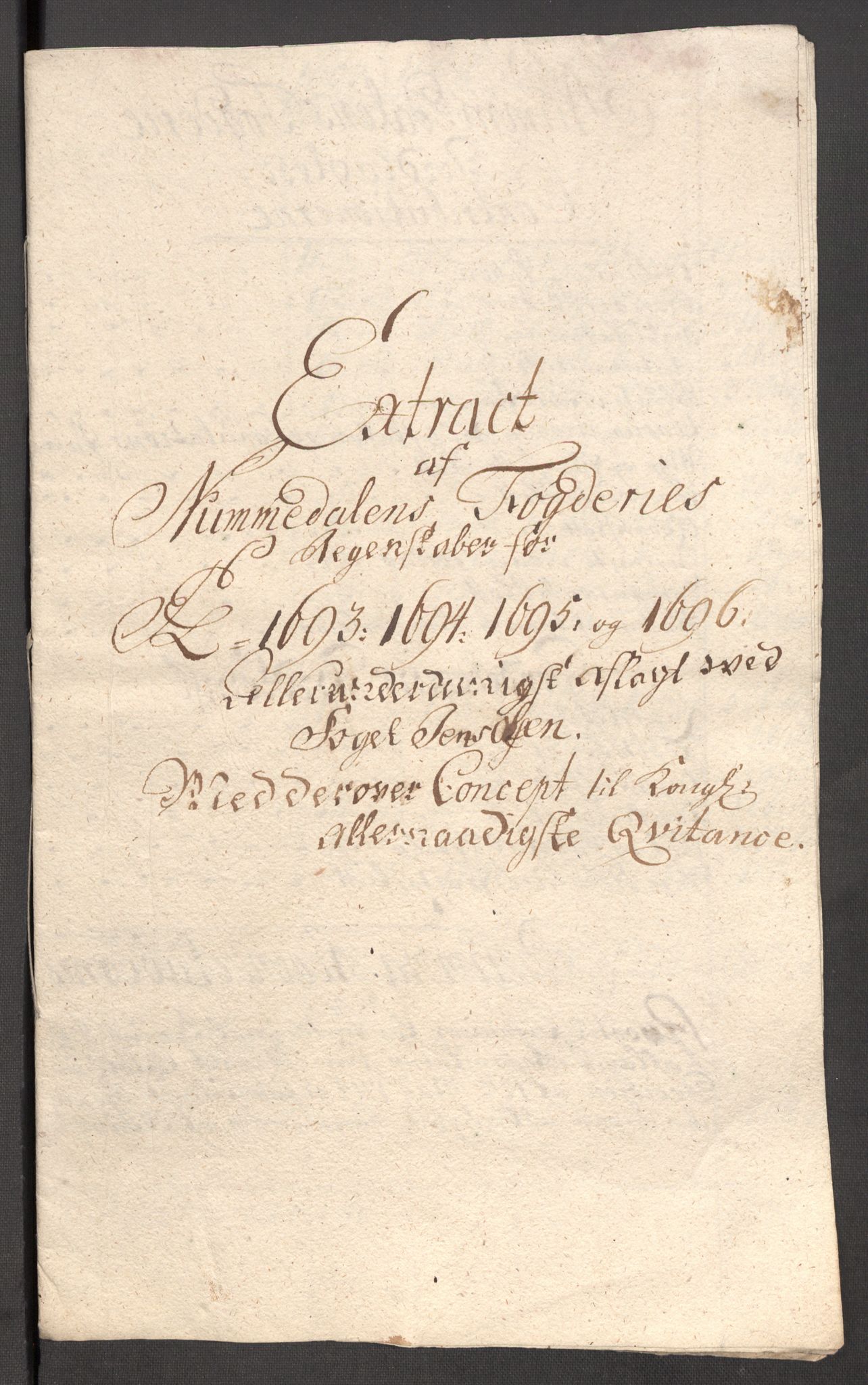 Rentekammeret inntil 1814, Reviderte regnskaper, Fogderegnskap, AV/RA-EA-4092/R64/L4425: Fogderegnskap Namdal, 1696-1698, p. 108