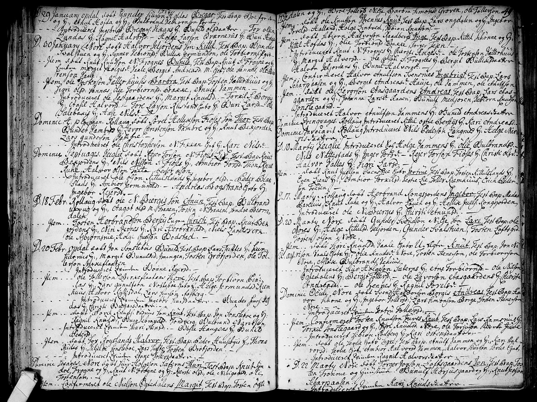 Rollag kirkebøker, SAKO/A-240/F/Fa/L0003: Parish register (official) no. I 3, 1743-1778, p. 49