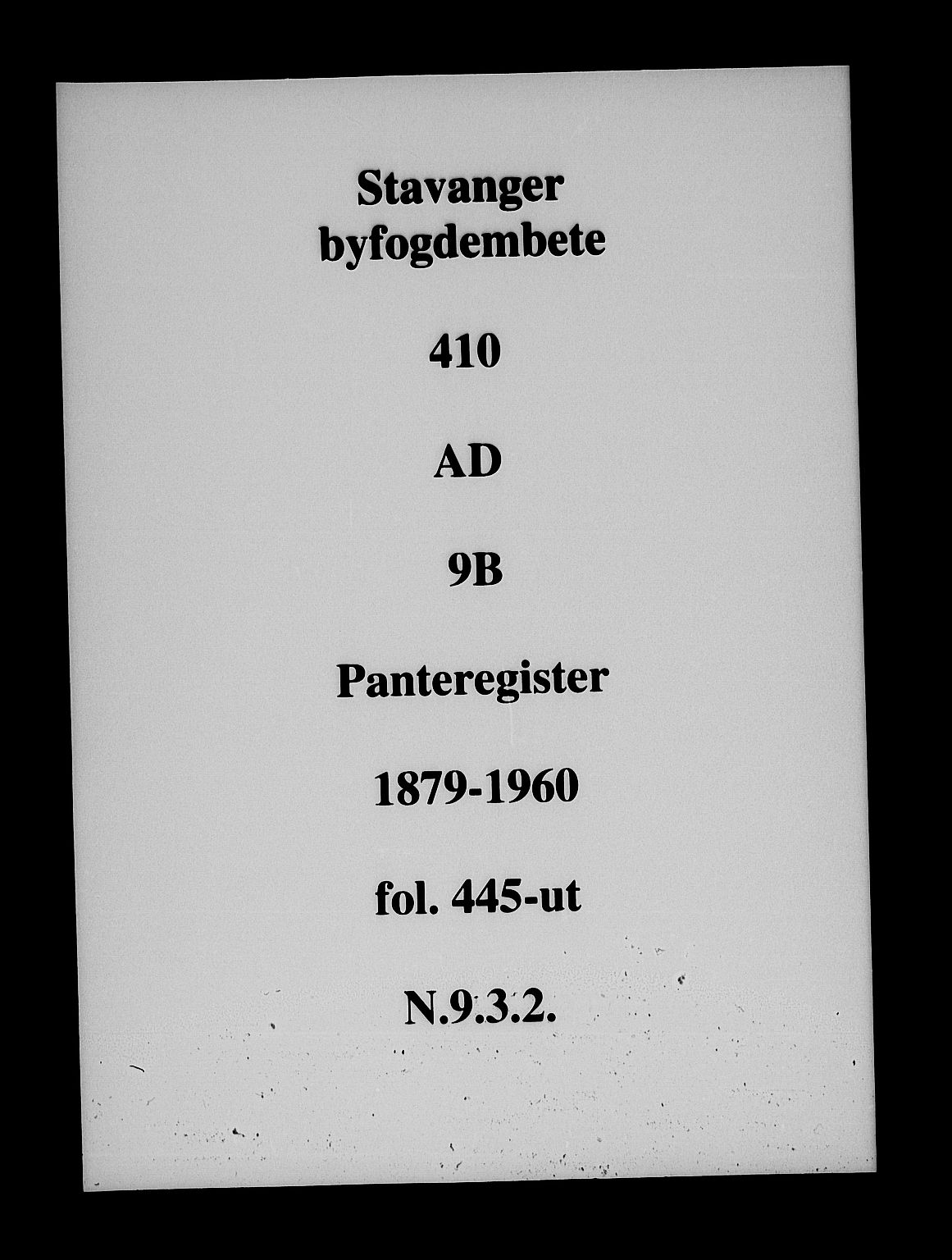 Stavanger byfogd, SAST/A-101408/001/4/41/410/410AD/L0009B: Mortgage register no. AD 9B, 1879