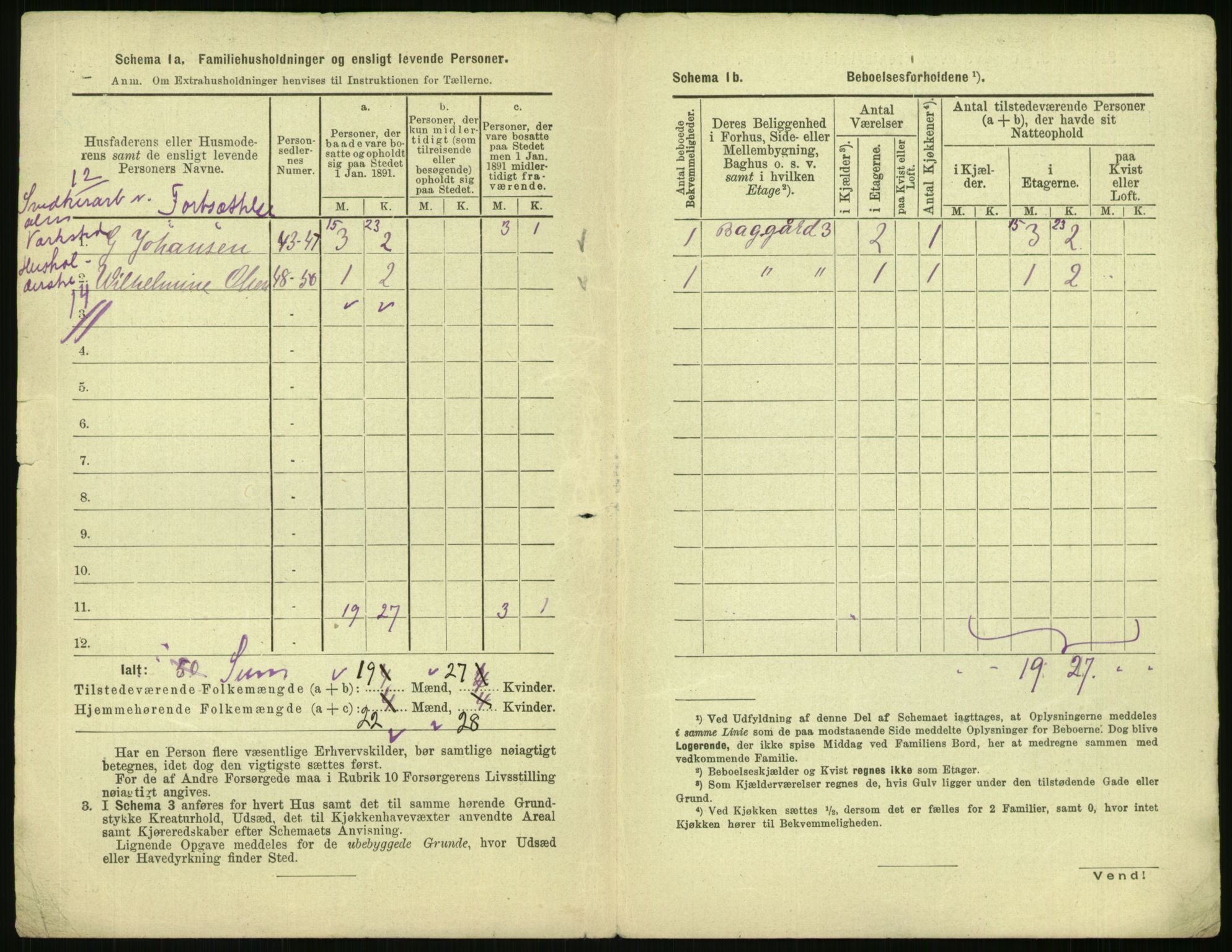 RA, 1891 census for 0301 Kristiania, 1891, p. 59786