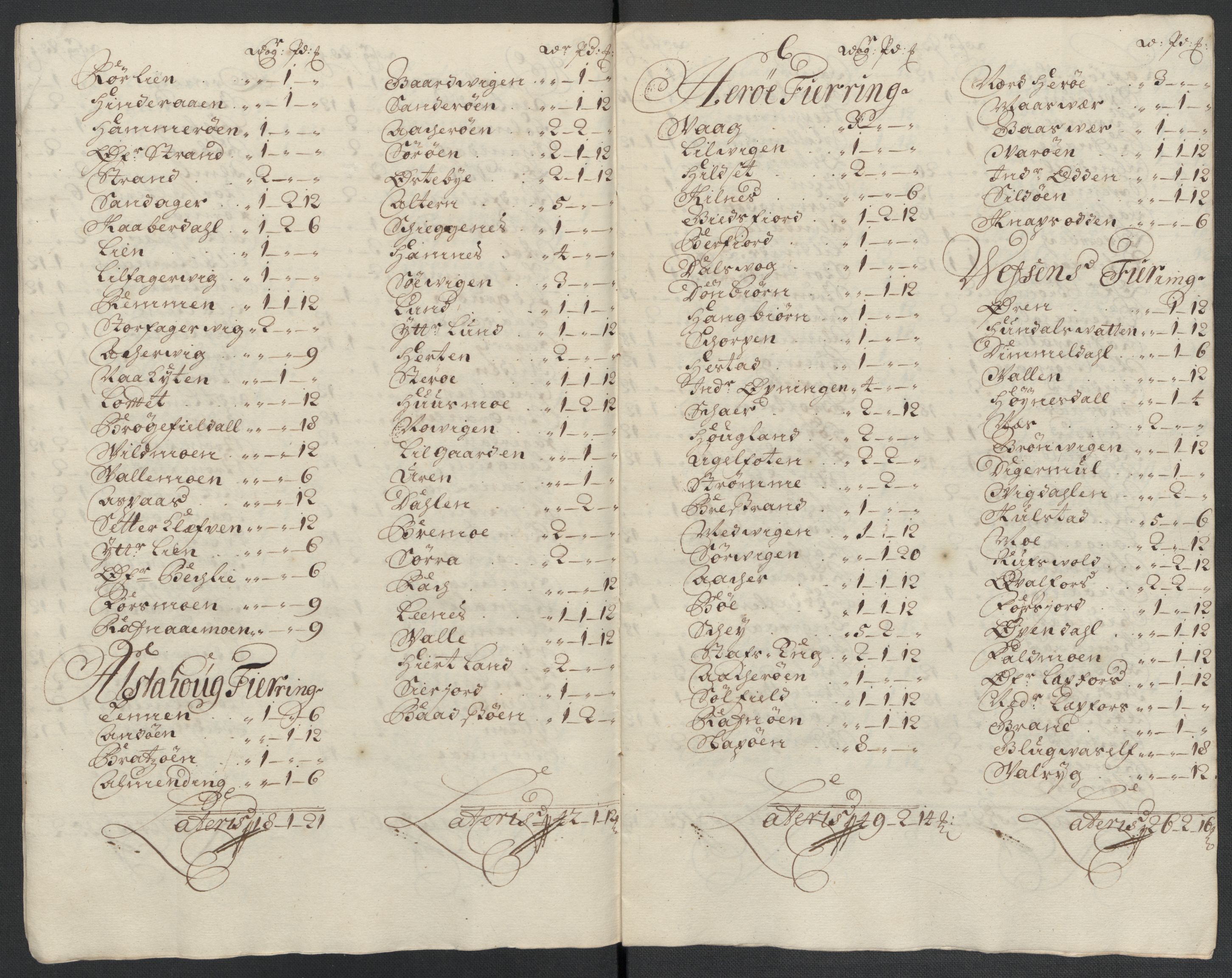 Rentekammeret inntil 1814, Reviderte regnskaper, Fogderegnskap, AV/RA-EA-4092/R65/L4508: Fogderegnskap Helgeland, 1702-1705, p. 447