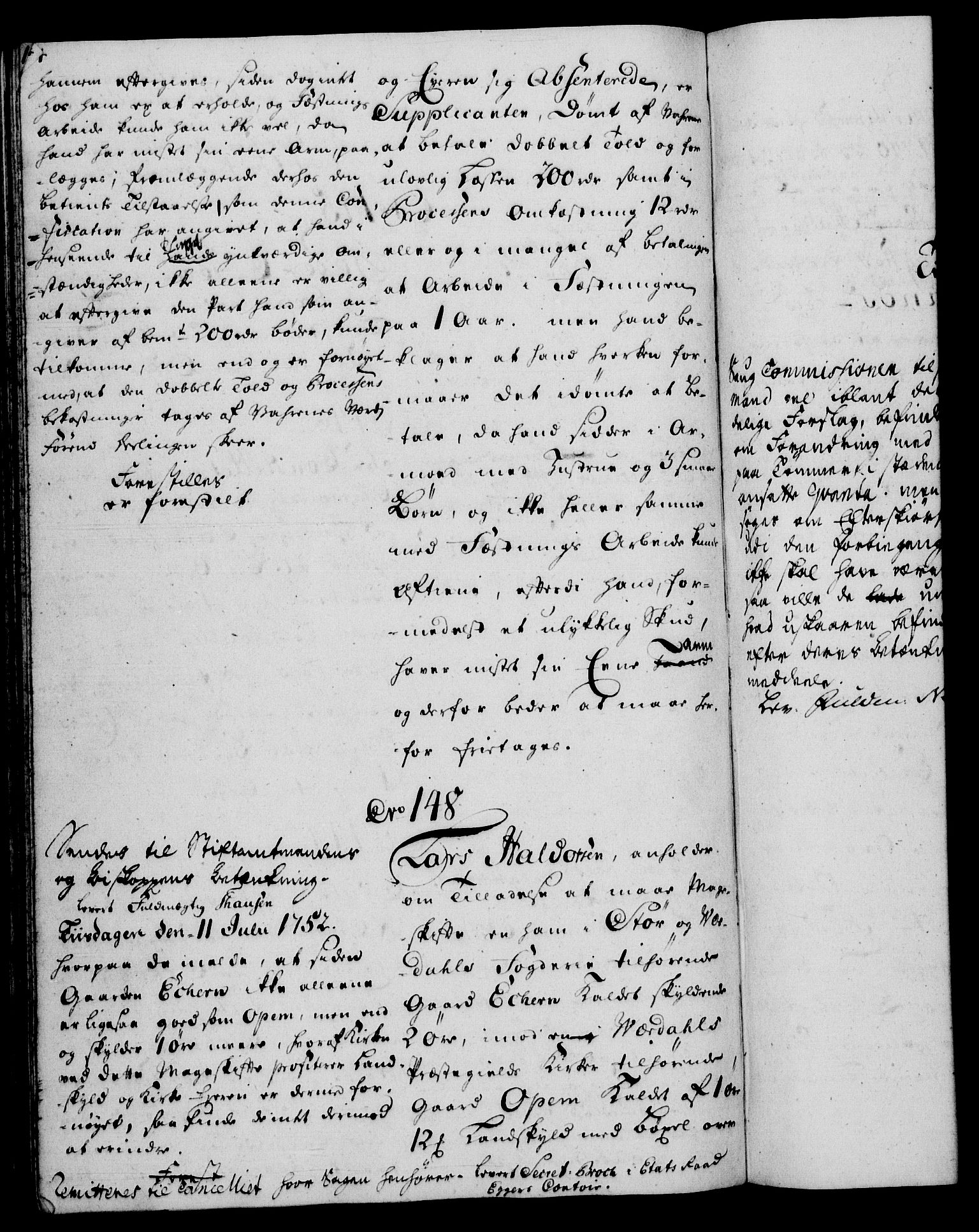 Rentekammeret, Kammerkanselliet, RA/EA-3111/G/Gh/Gha/L0031: Norsk ekstraktmemorialprotokoll (merket RK 53.76), 1751-1753, p. 114