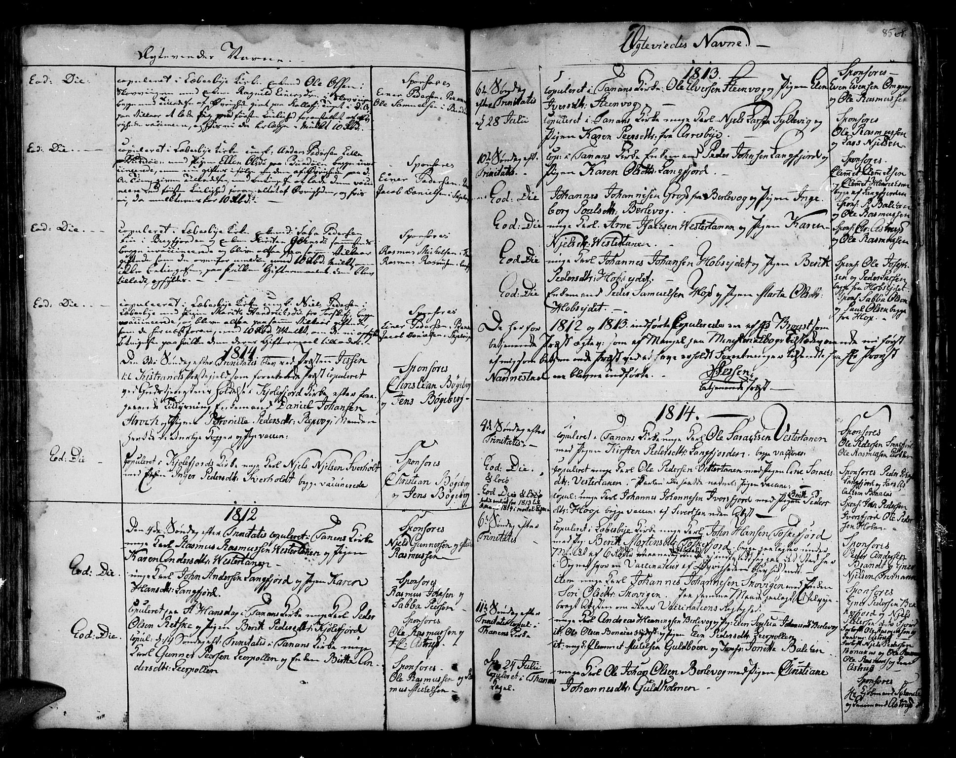 Lebesby sokneprestkontor, SATØ/S-1353/H/Ha/L0001kirke: Parish register (official) no. 1, 1751-1816, p. 85