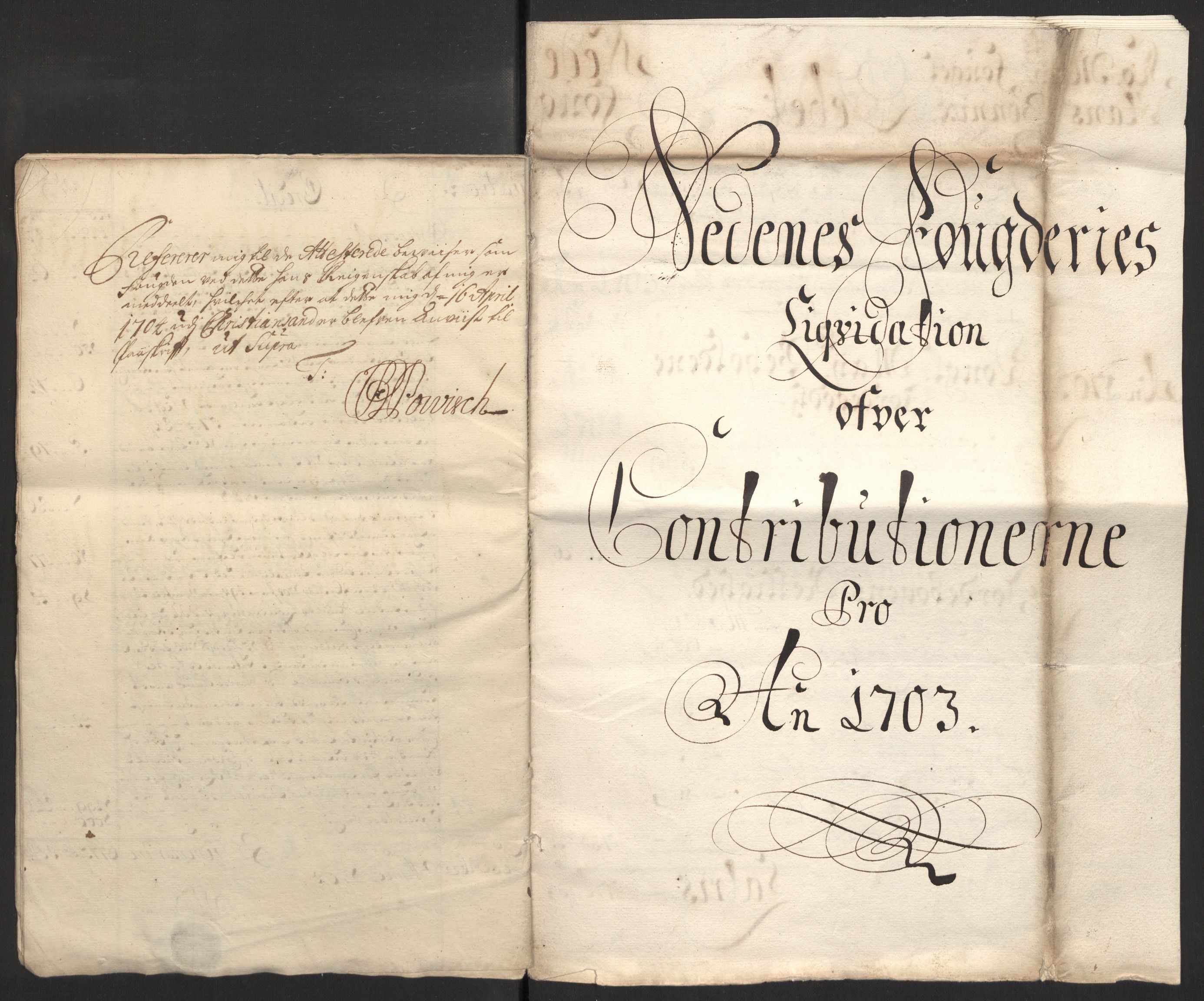 Rentekammeret inntil 1814, Reviderte regnskaper, Fogderegnskap, AV/RA-EA-4092/R39/L2316: Fogderegnskap Nedenes, 1702-1703, p. 173