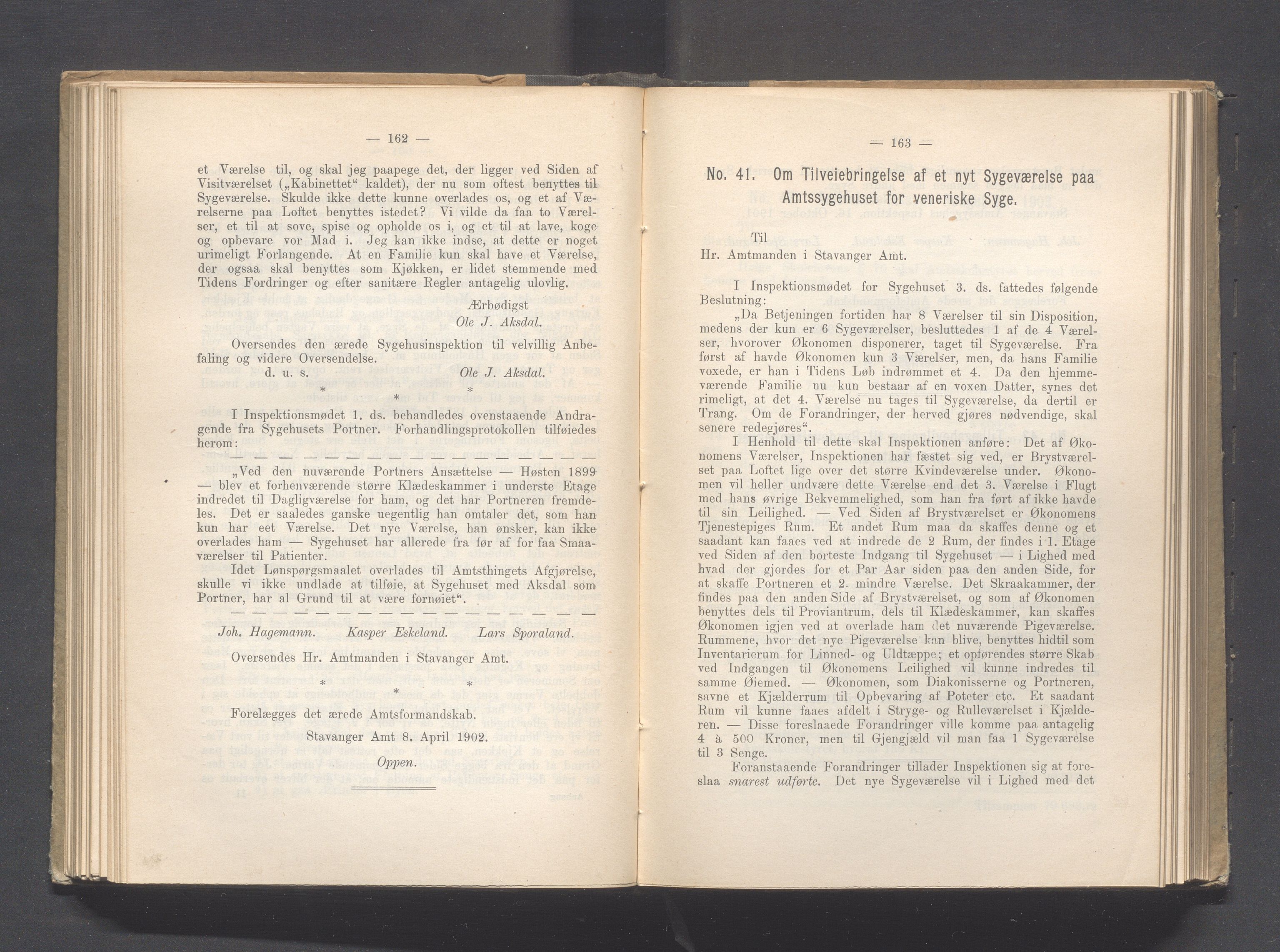 Rogaland fylkeskommune - Fylkesrådmannen , IKAR/A-900/A, 1902, p. 138