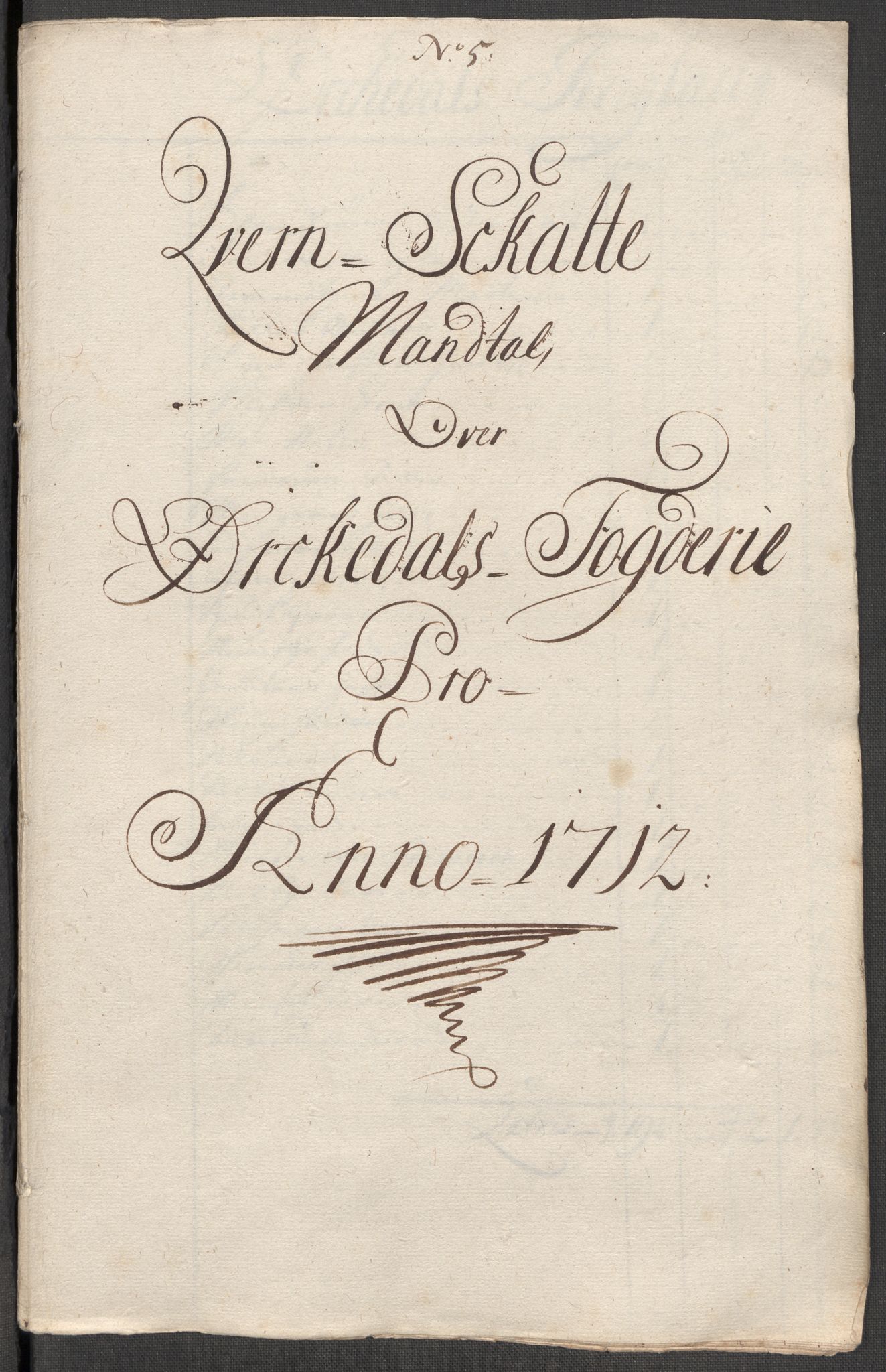 Rentekammeret inntil 1814, Reviderte regnskaper, Fogderegnskap, AV/RA-EA-4092/R60/L3963: Fogderegnskap Orkdal og Gauldal, 1712, p. 104