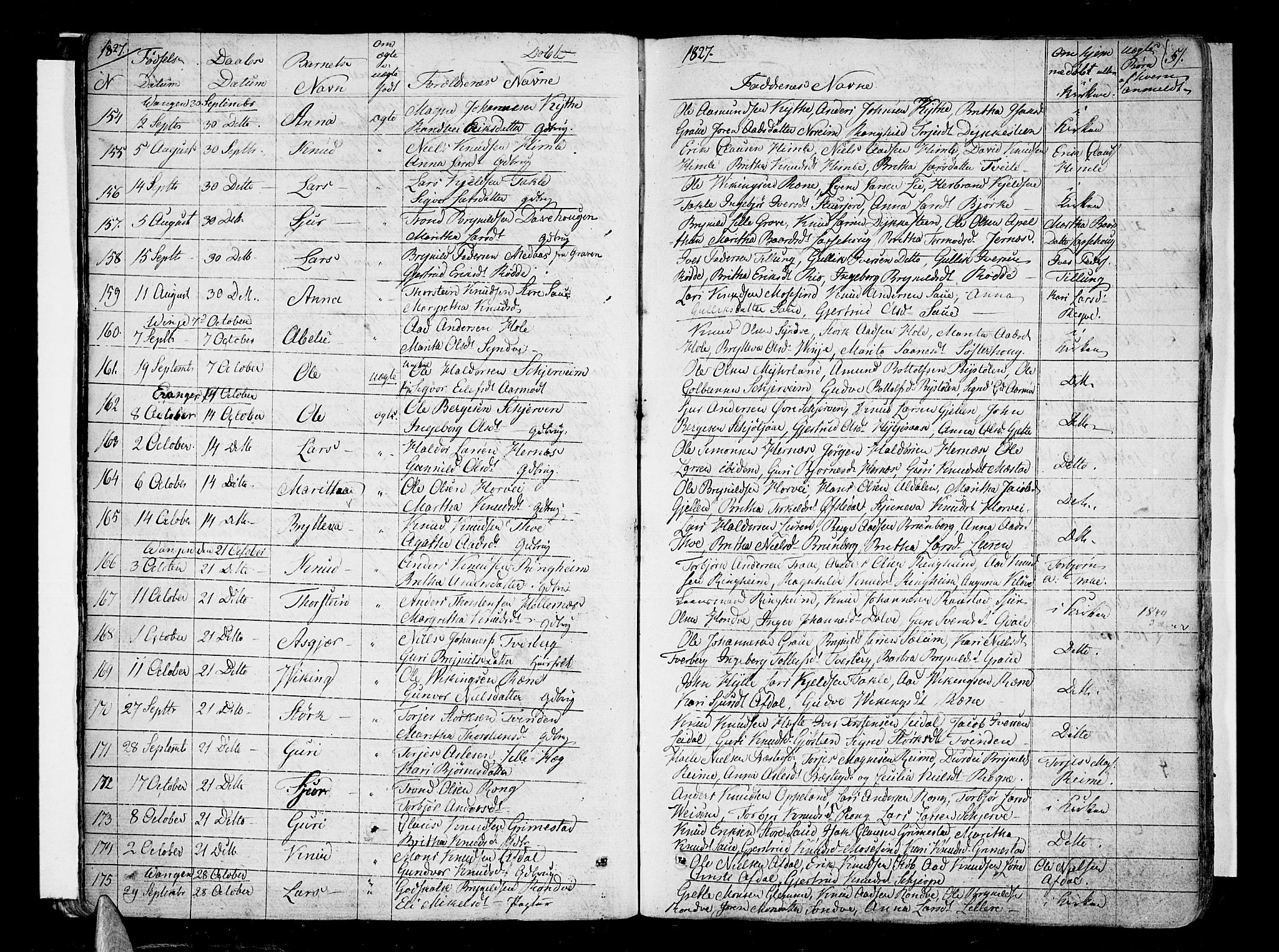 Voss sokneprestembete, AV/SAB-A-79001/H/Haa: Parish register (official) no. A 12, 1823-1837, p. 51