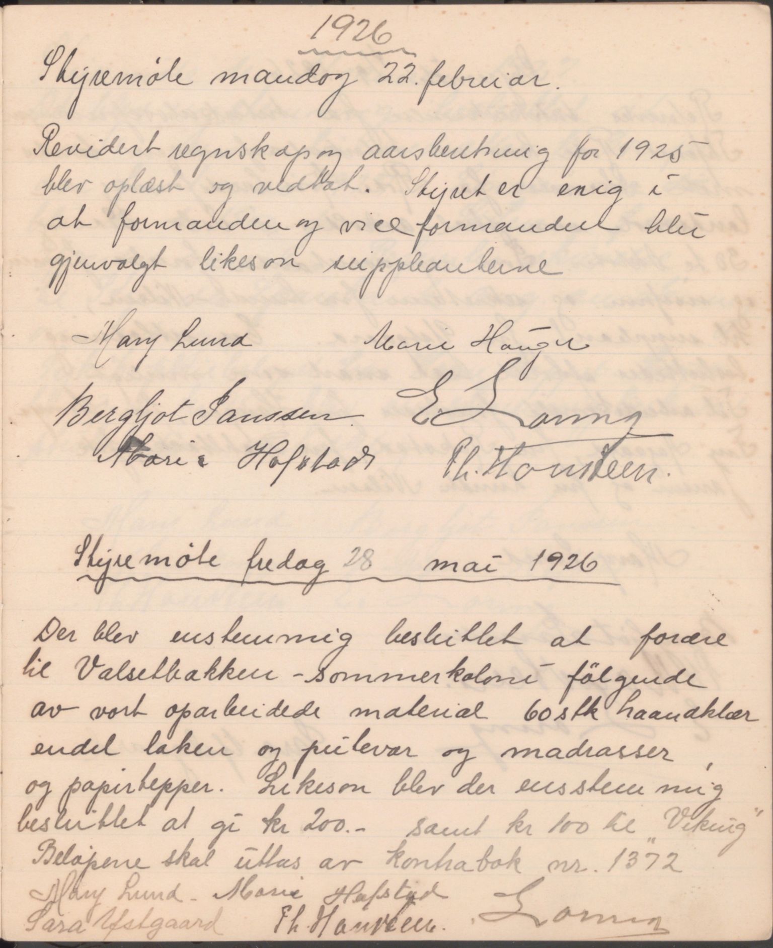 Trondheim Røde Kors, TRKO/PA-1204/A/Ab/L0001: Forhandlingsprotokoll for styret Strinda Røde Kors, 1914-1925, p. 39