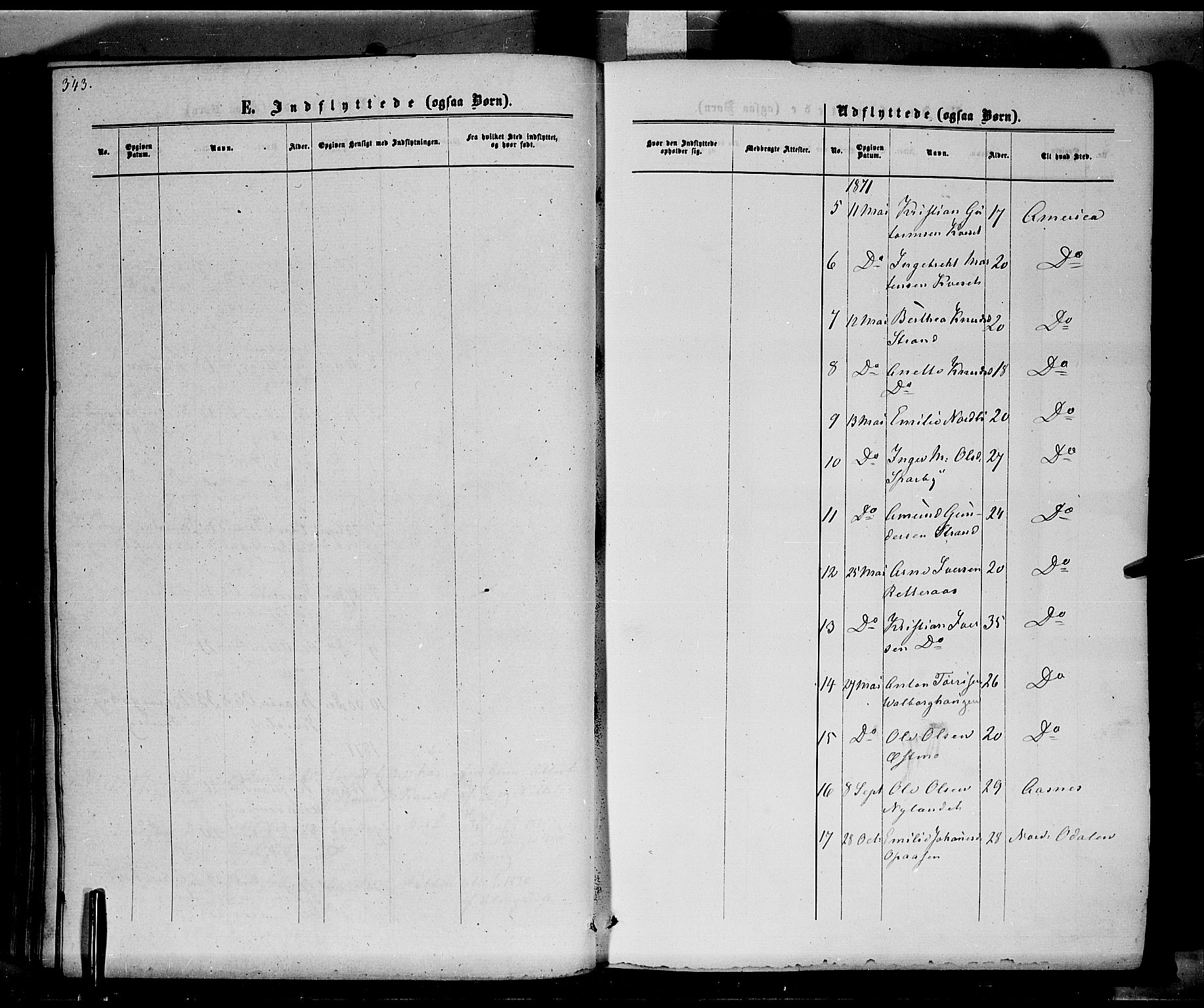 Hof prestekontor, AV/SAH-PREST-038/H/Ha/Haa/L0009: Parish register (official) no. 9, 1862-1877, p. 343