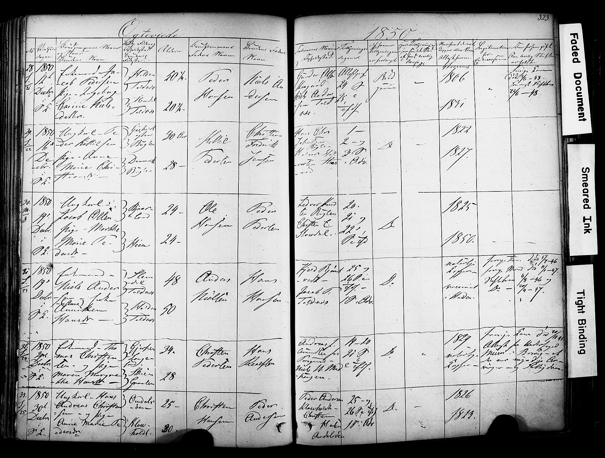 Solum kirkebøker, AV/SAKO-A-306/F/Fa/L0006: Parish register (official) no. I 6, 1844-1855, p. 323