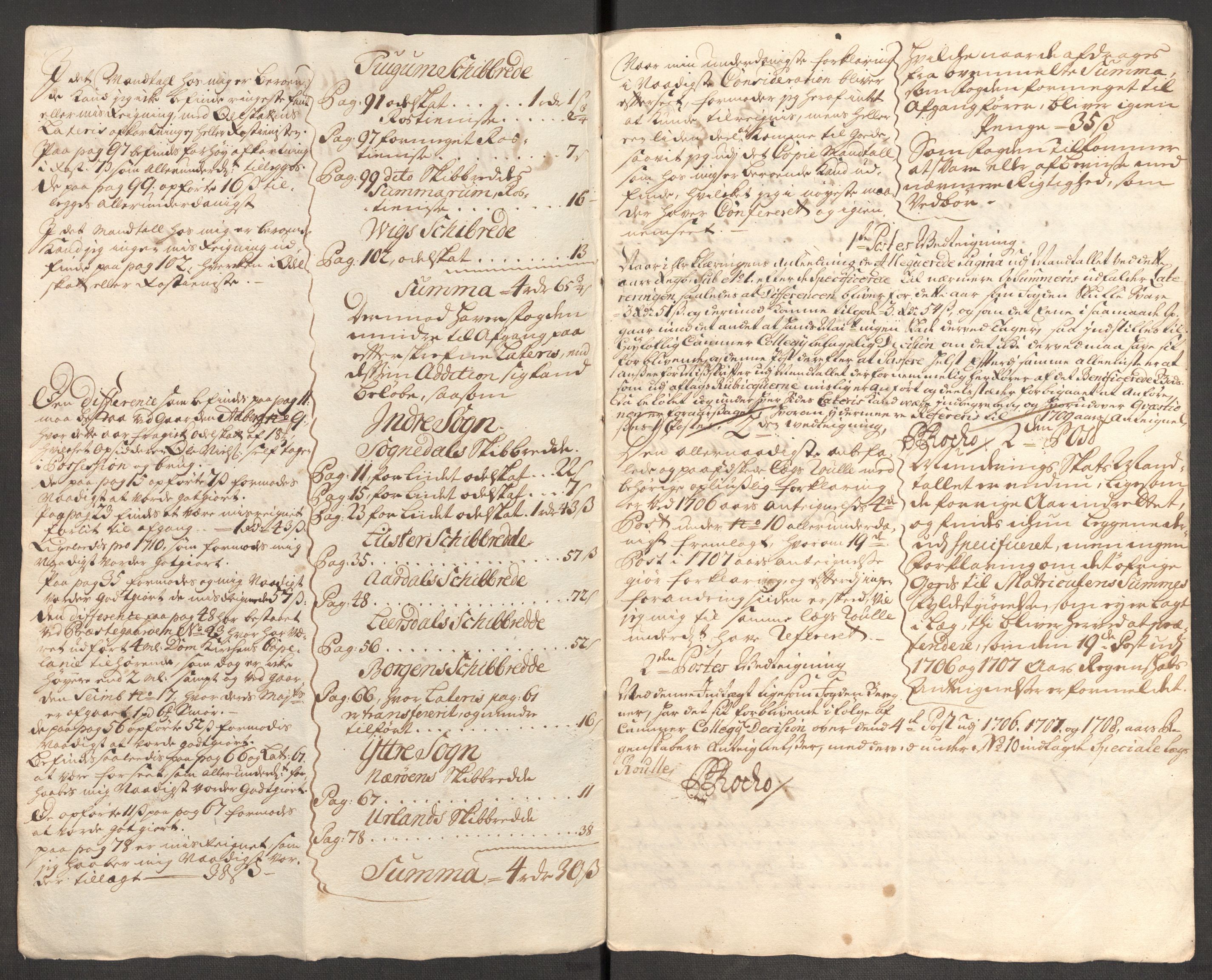 Rentekammeret inntil 1814, Reviderte regnskaper, Fogderegnskap, RA/EA-4092/R52/L3317: Fogderegnskap Sogn, 1711, p. 495