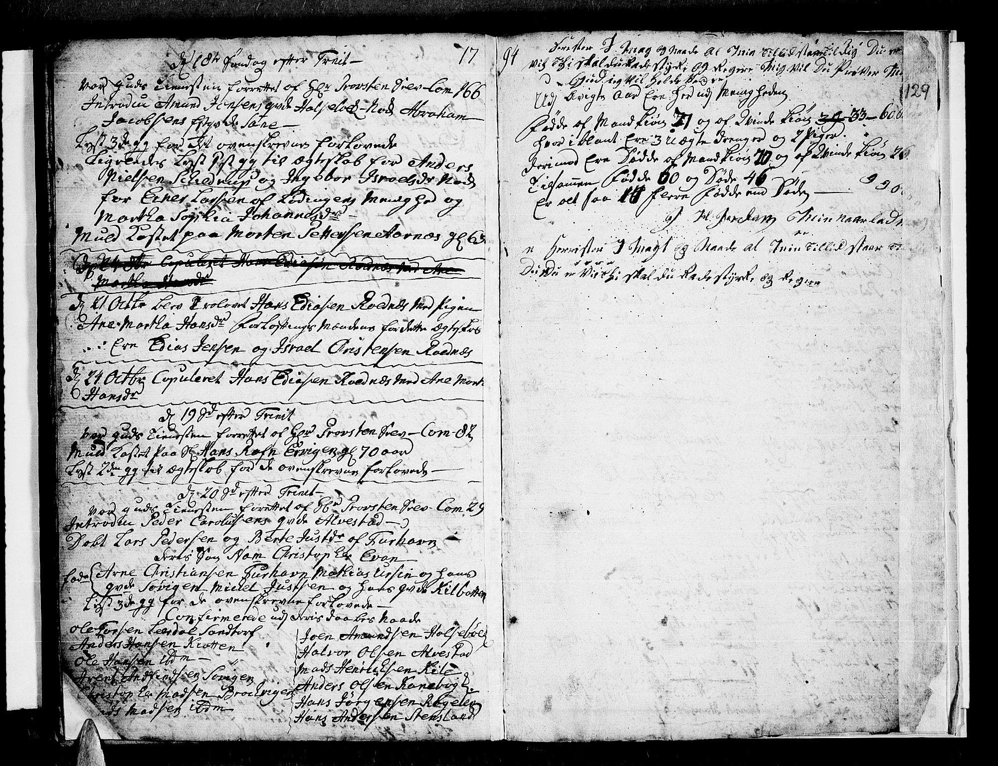 Trondenes sokneprestkontor, SATØ/S-1319/H/Hb/L0001klokker: Parish register (copy) no. 1, 1779-1794, p. 129