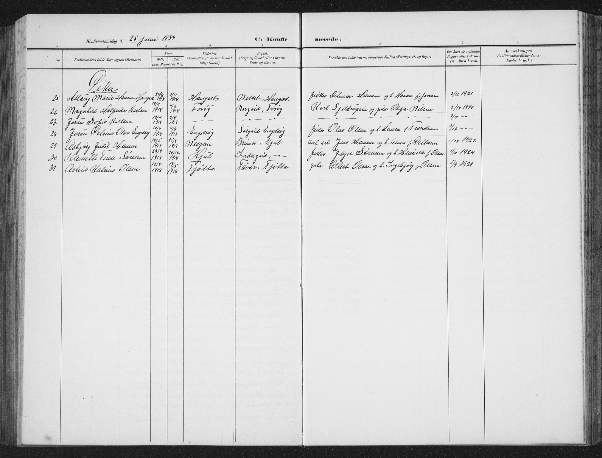 Ministerialprotokoller, klokkerbøker og fødselsregistre - Nordland, AV/SAT-A-1459/816/L0254: Parish register (copy) no. 816C04, 1905-1934