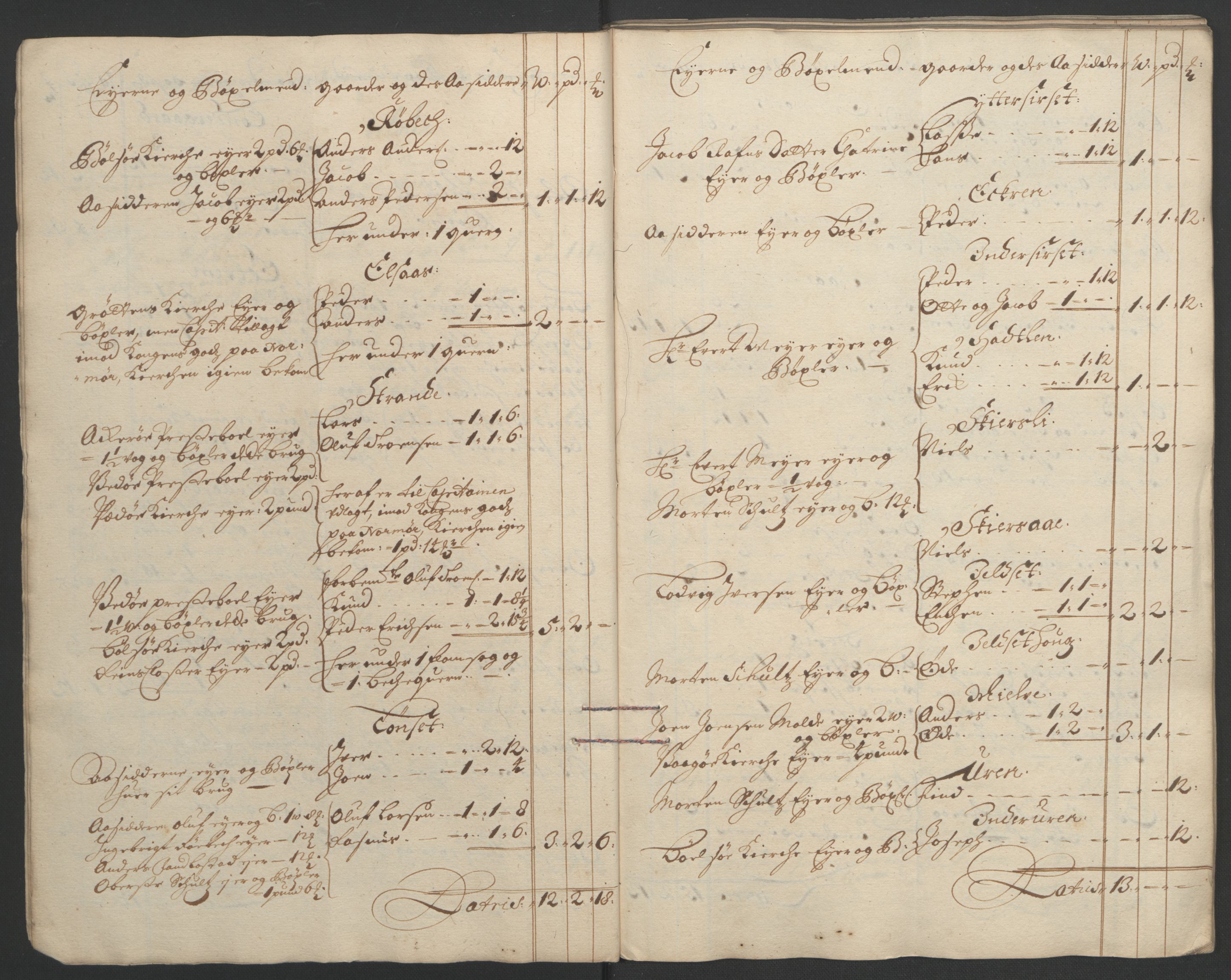 Rentekammeret inntil 1814, Reviderte regnskaper, Fogderegnskap, AV/RA-EA-4092/R55/L3652: Fogderegnskap Romsdal, 1695-1696, p. 167