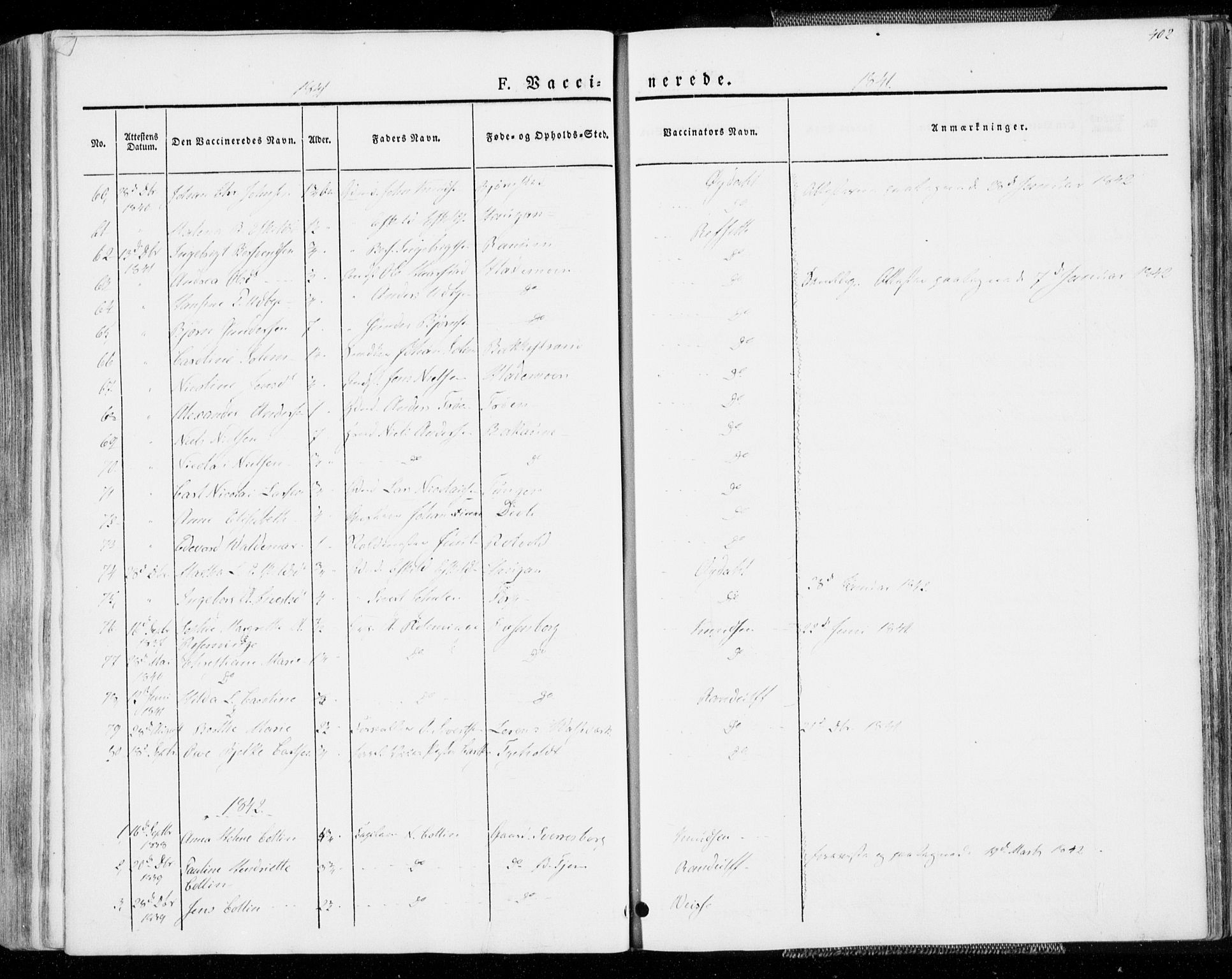 Ministerialprotokoller, klokkerbøker og fødselsregistre - Sør-Trøndelag, SAT/A-1456/606/L0290: Parish register (official) no. 606A05, 1841-1847, p. 402
