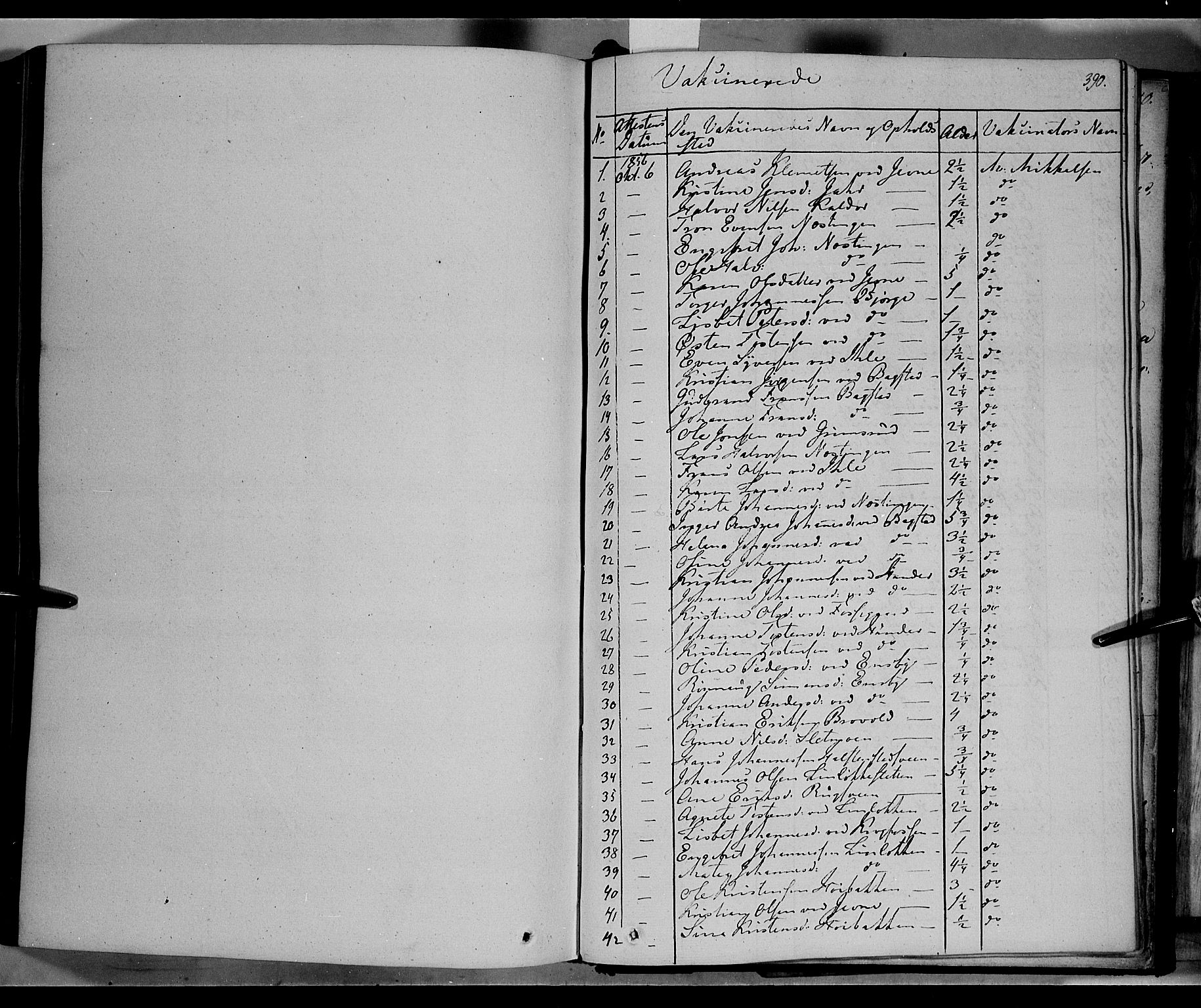 Øyer prestekontor, SAH/PREST-084/H/Ha/Haa/L0005: Parish register (official) no. 5, 1842-1857, p. 390
