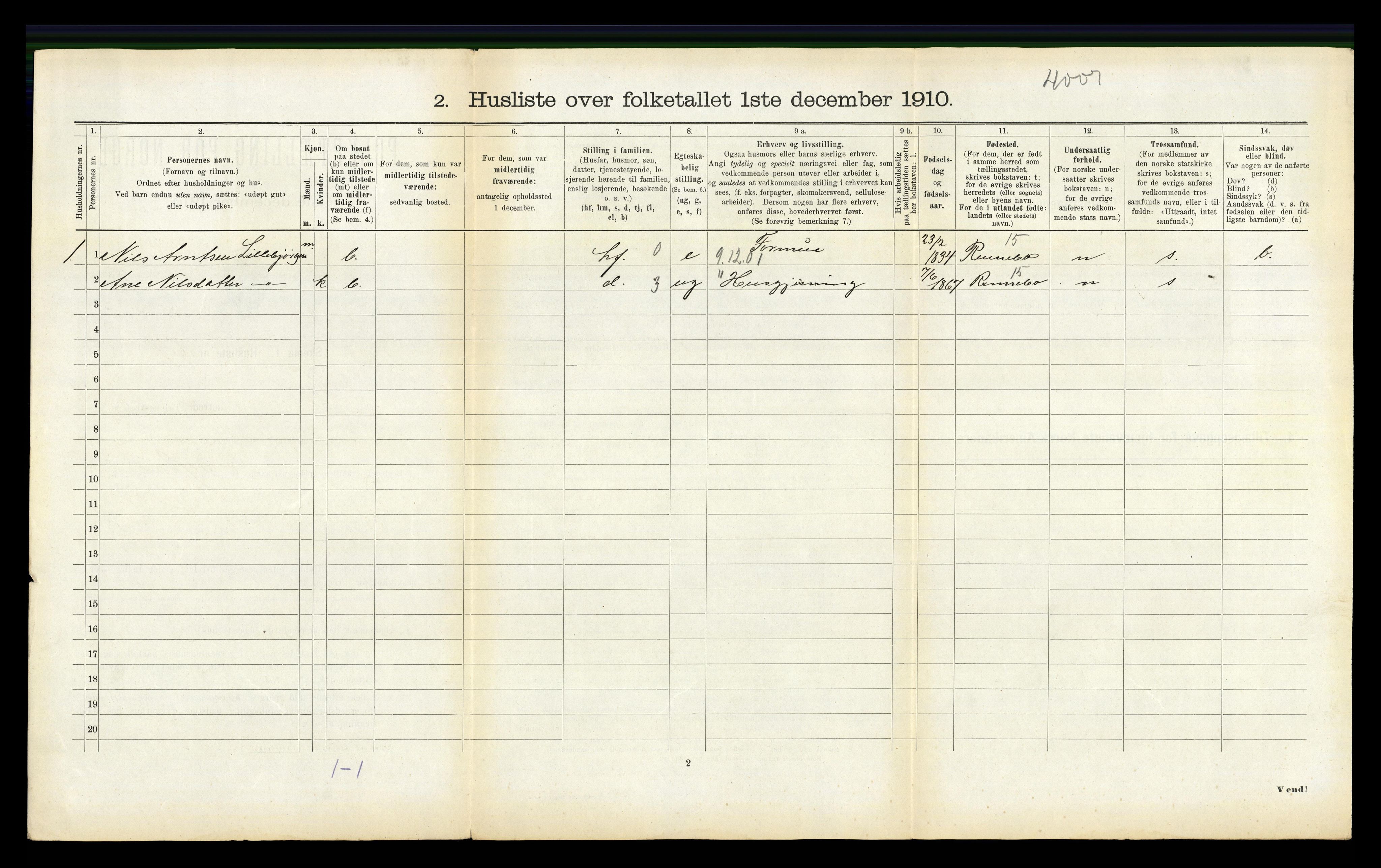 RA, 1910 census for Støren, 1910, p. 149