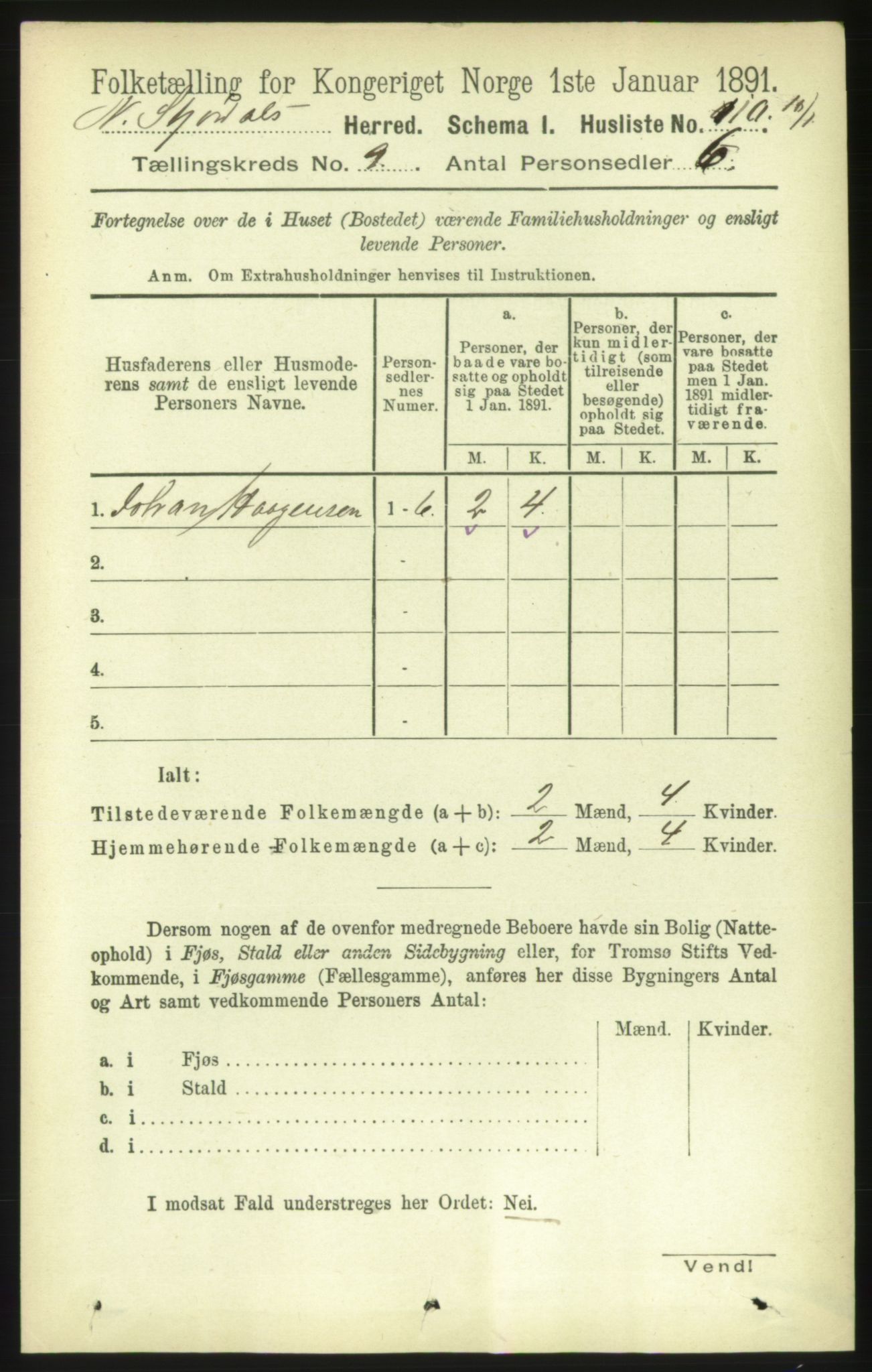 RA, 1891 census for 1714 Nedre Stjørdal, 1891, p. 4843