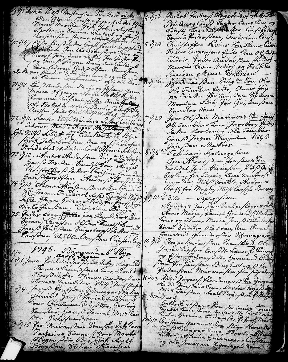 Skien kirkebøker, SAKO/A-302/F/Fa/L0002: Parish register (official) no. 2, 1716-1757, p. 144