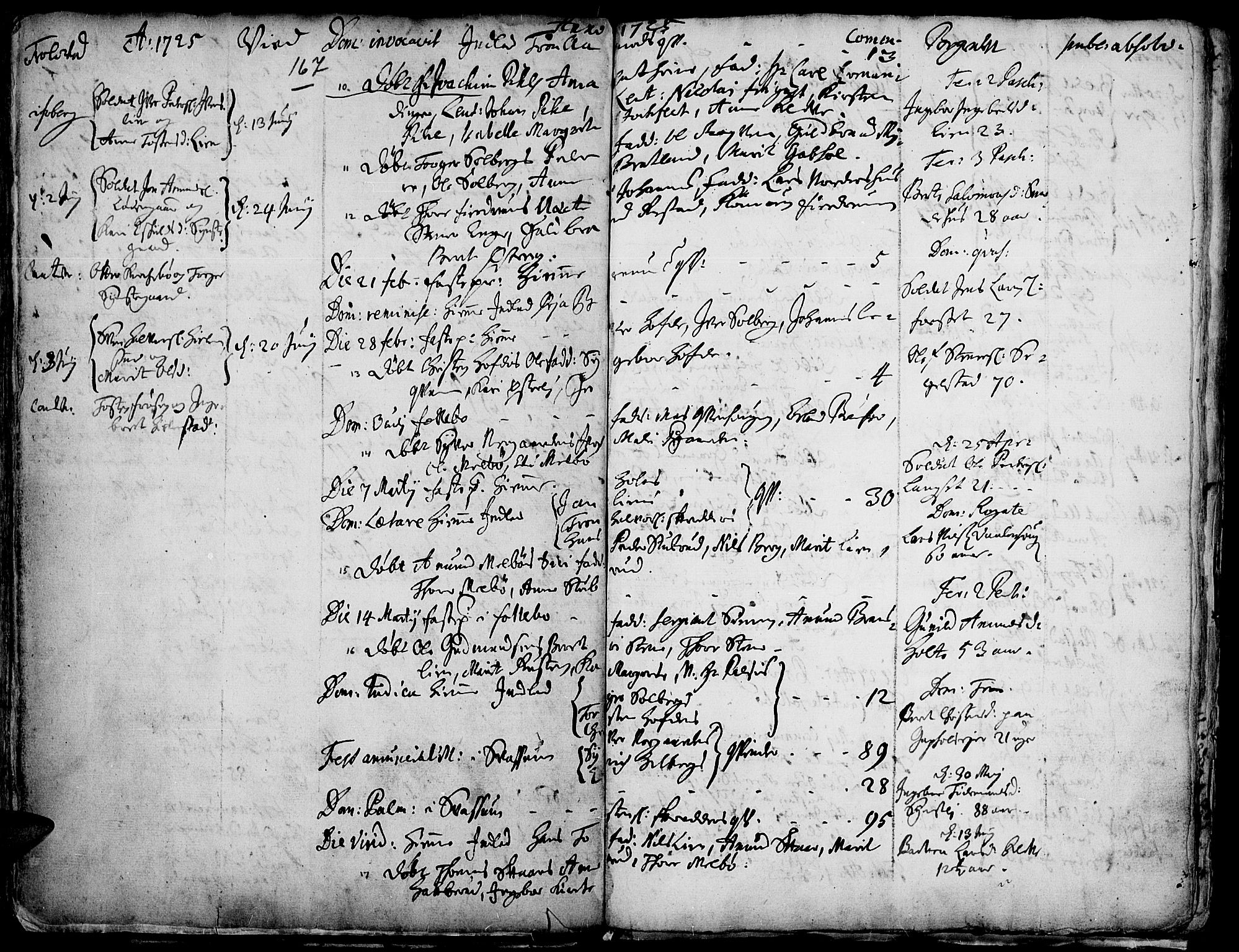 Gausdal prestekontor, SAH/PREST-090/H/Ha/Haa/L0001: Parish register (official) no. 1, 1693-1728, p. 167