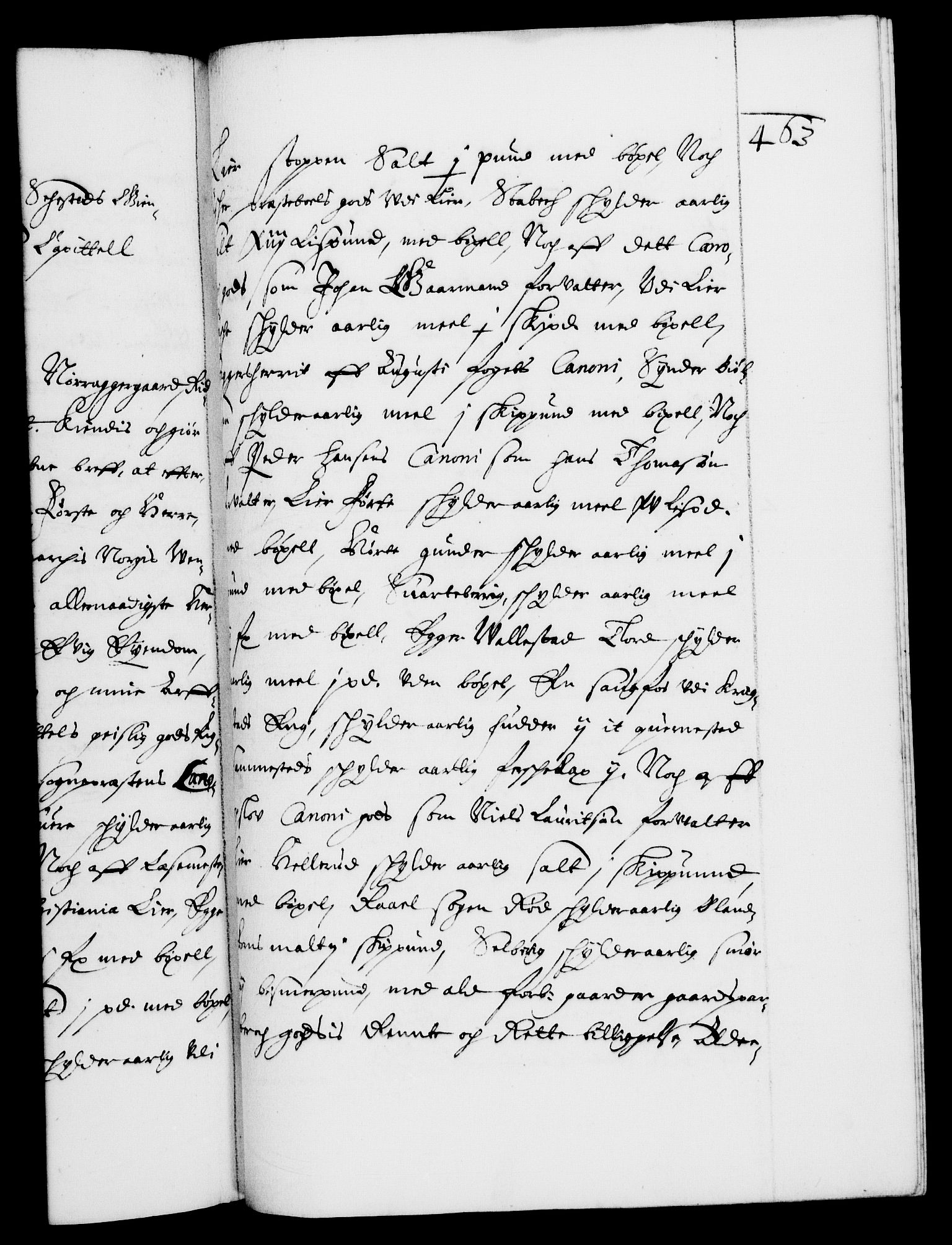 Danske Kanselli 1572-1799, RA/EA-3023/F/Fc/Fca/Fcaa/L0007: Norske registre (mikrofilm), 1648-1650, p. 463a