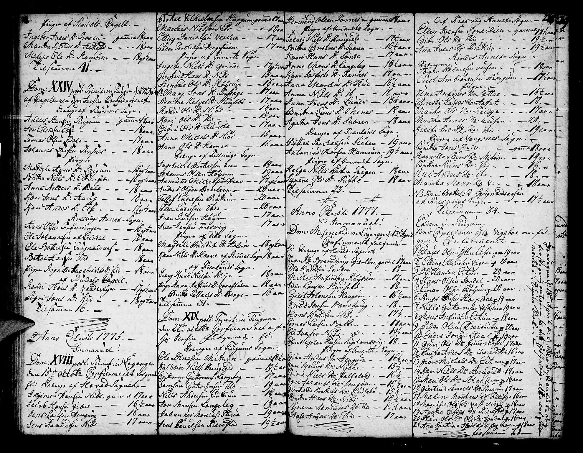 Leikanger sokneprestembete, SAB/A-81001: Parish register (official) no. A 4, 1770-1791, p. 228