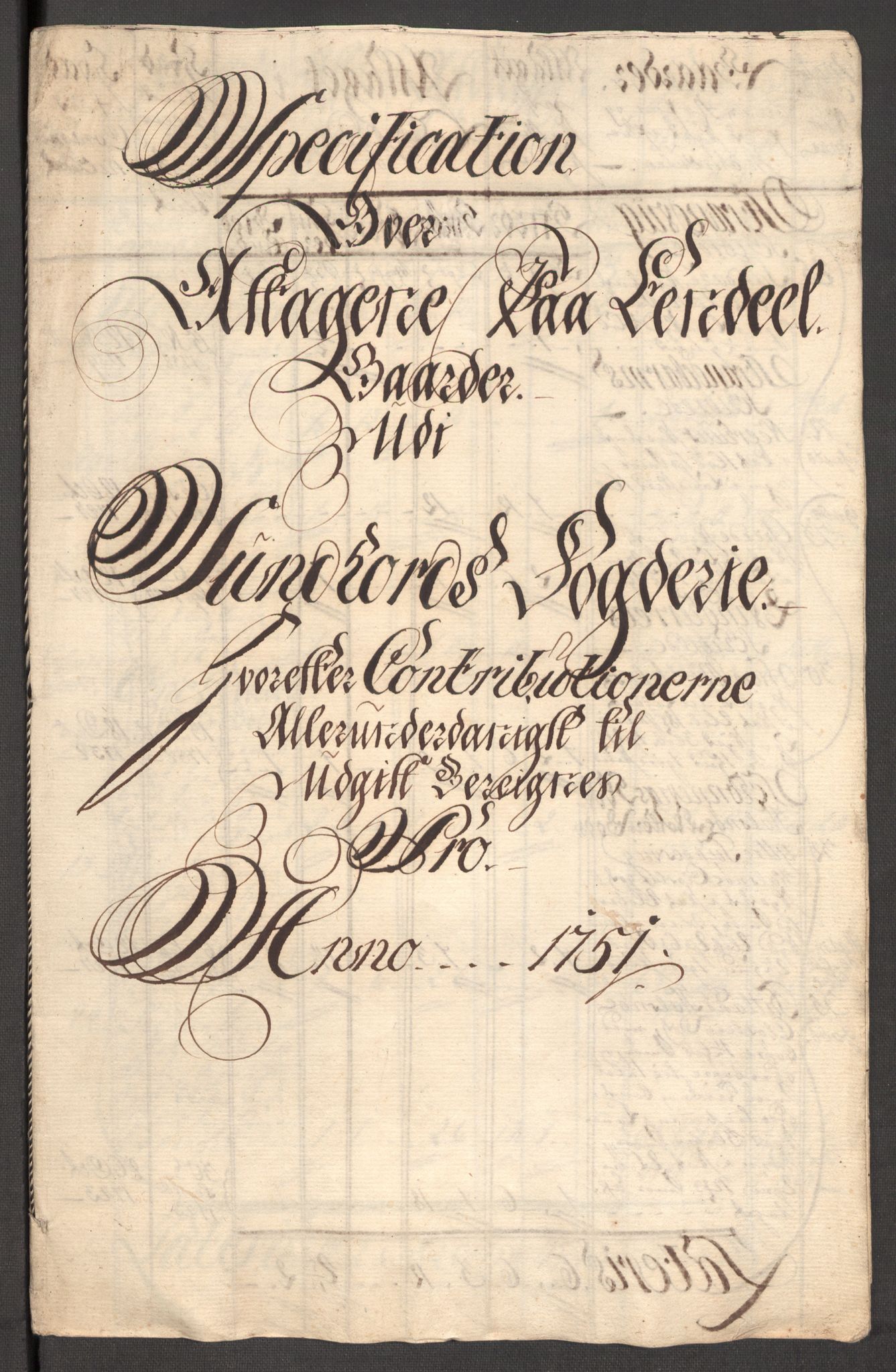 Rentekammeret inntil 1814, Reviderte regnskaper, Fogderegnskap, RA/EA-4092/R48/L3056: Fogderegnskap Sunnhordland og Hardanger, 1751, p. 433
