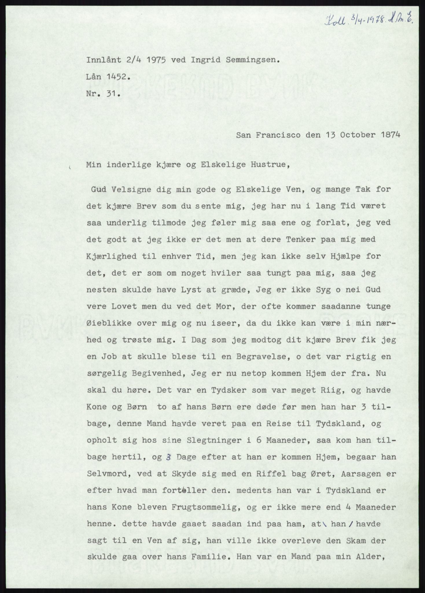 Samlinger til kildeutgivelse, Amerikabrevene, AV/RA-EA-4057/F/L0008: Innlån fra Hedmark: Gamkind - Semmingsen, 1838-1914, p. 303