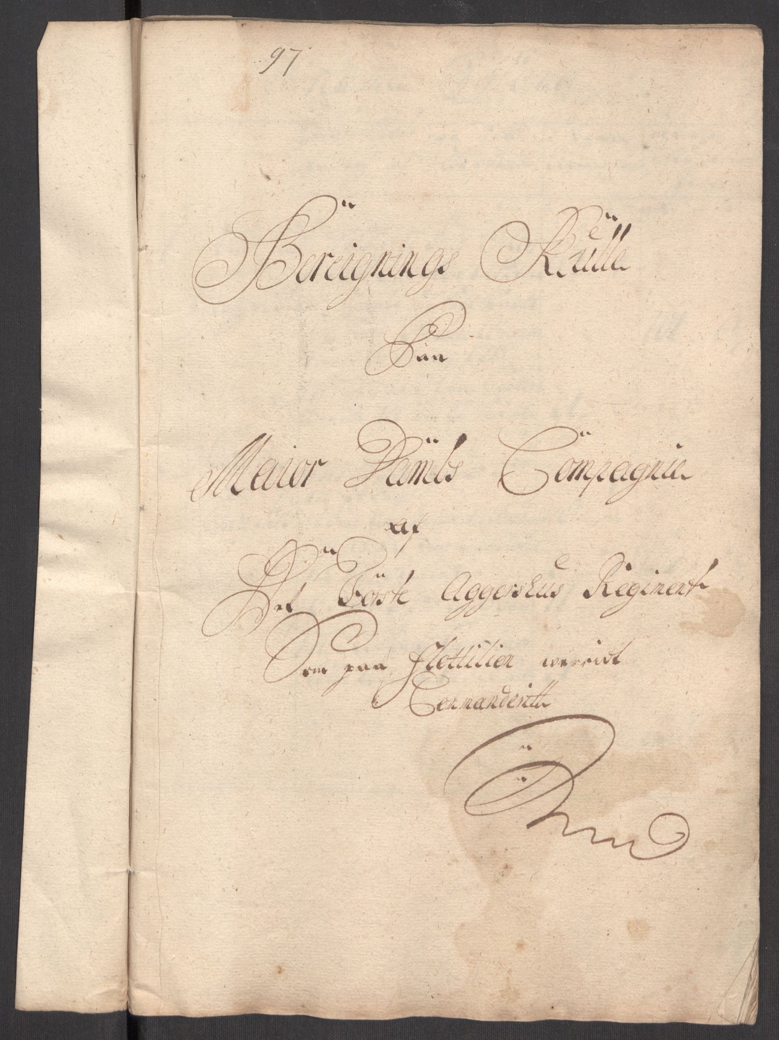 Kommanderende general (KG I) med Det norske krigsdirektorium, RA/EA-5419/E/Eb/L0001: Ruller over noen kompanier som tjenestegjorde på flåten, 1712-1721, p. 353