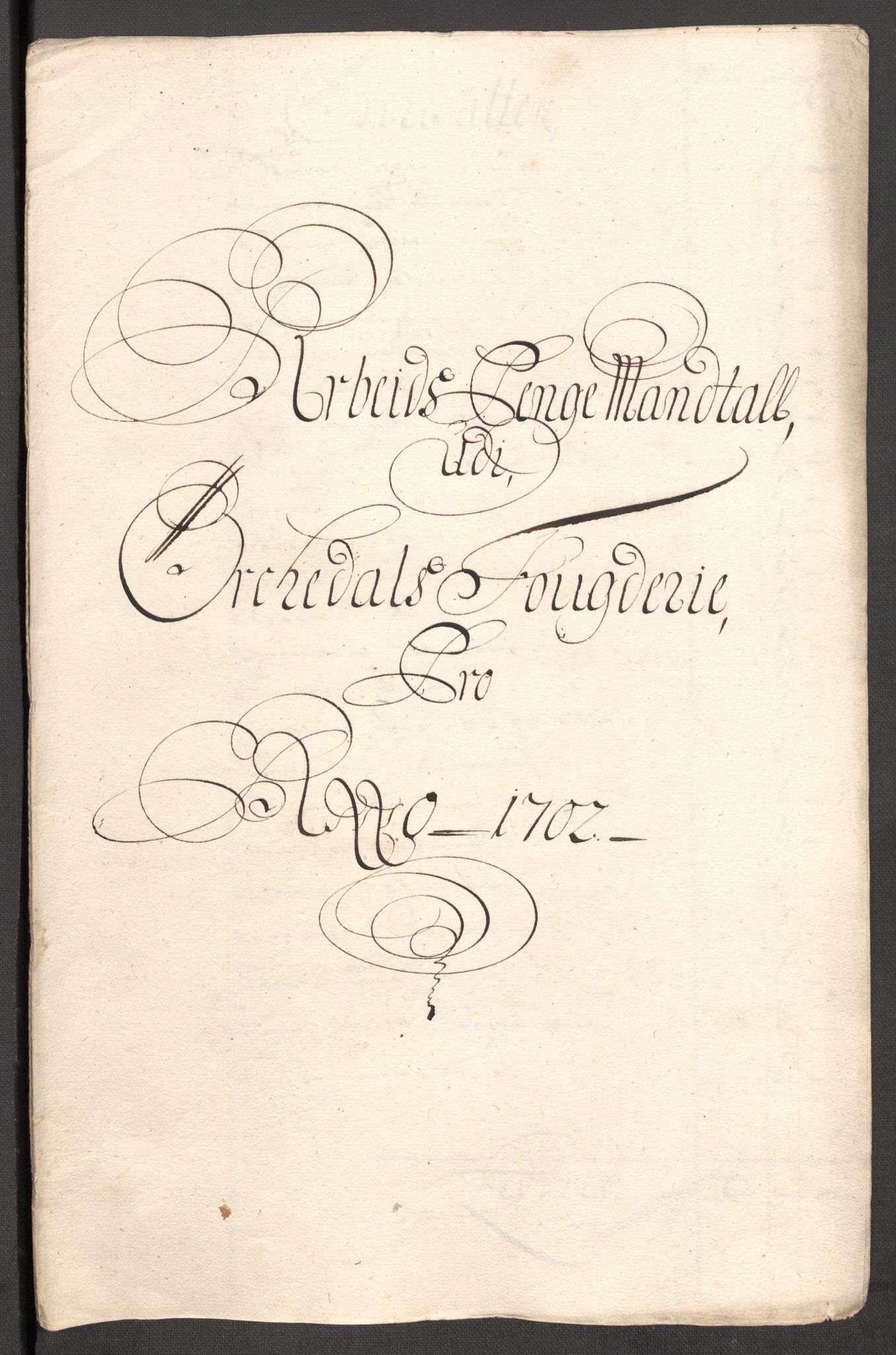 Rentekammeret inntil 1814, Reviderte regnskaper, Fogderegnskap, RA/EA-4092/R60/L3952: Fogderegnskap Orkdal og Gauldal, 1702, p. 127