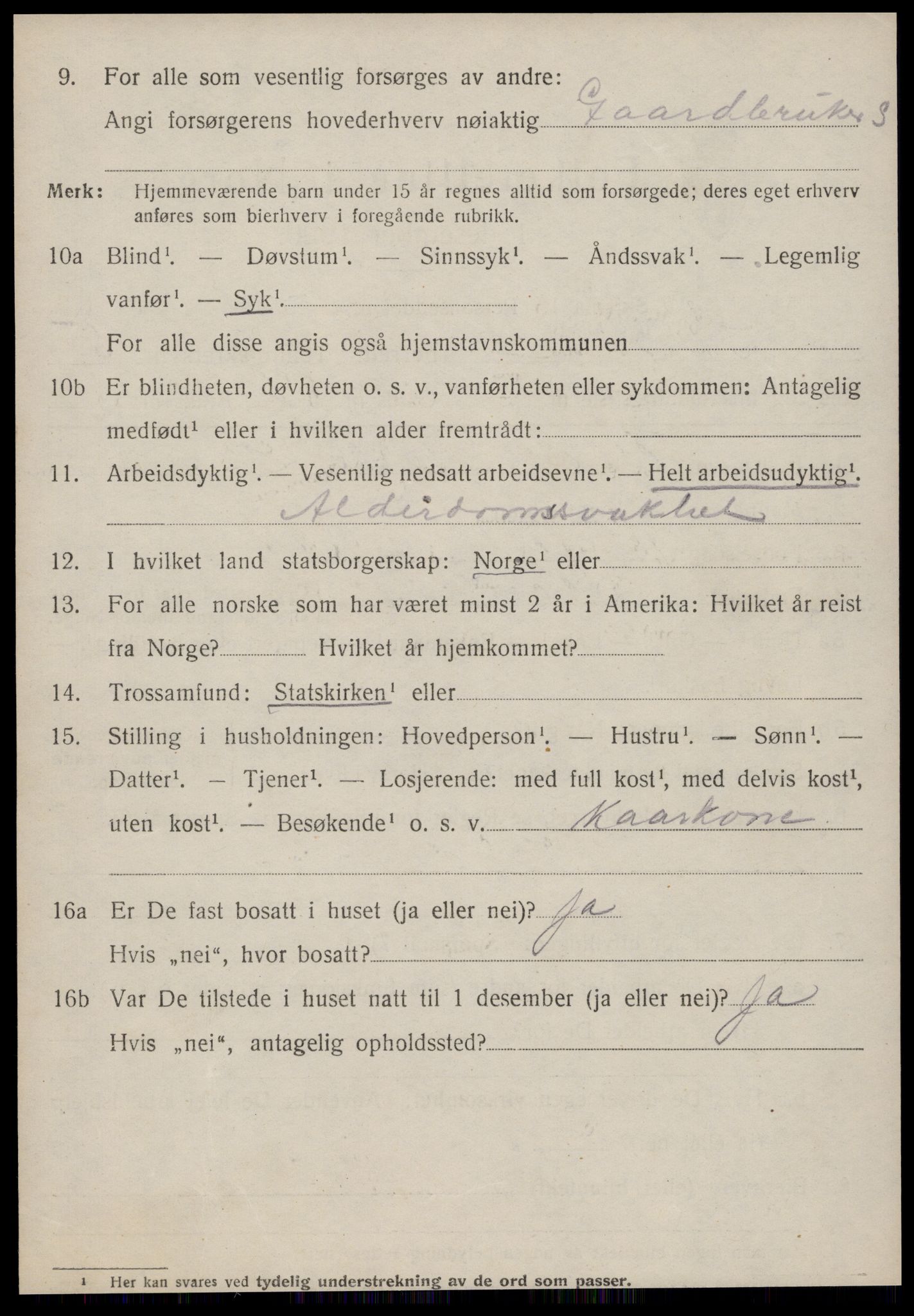 SAT, 1920 census for Stordal, 1920, p. 1627